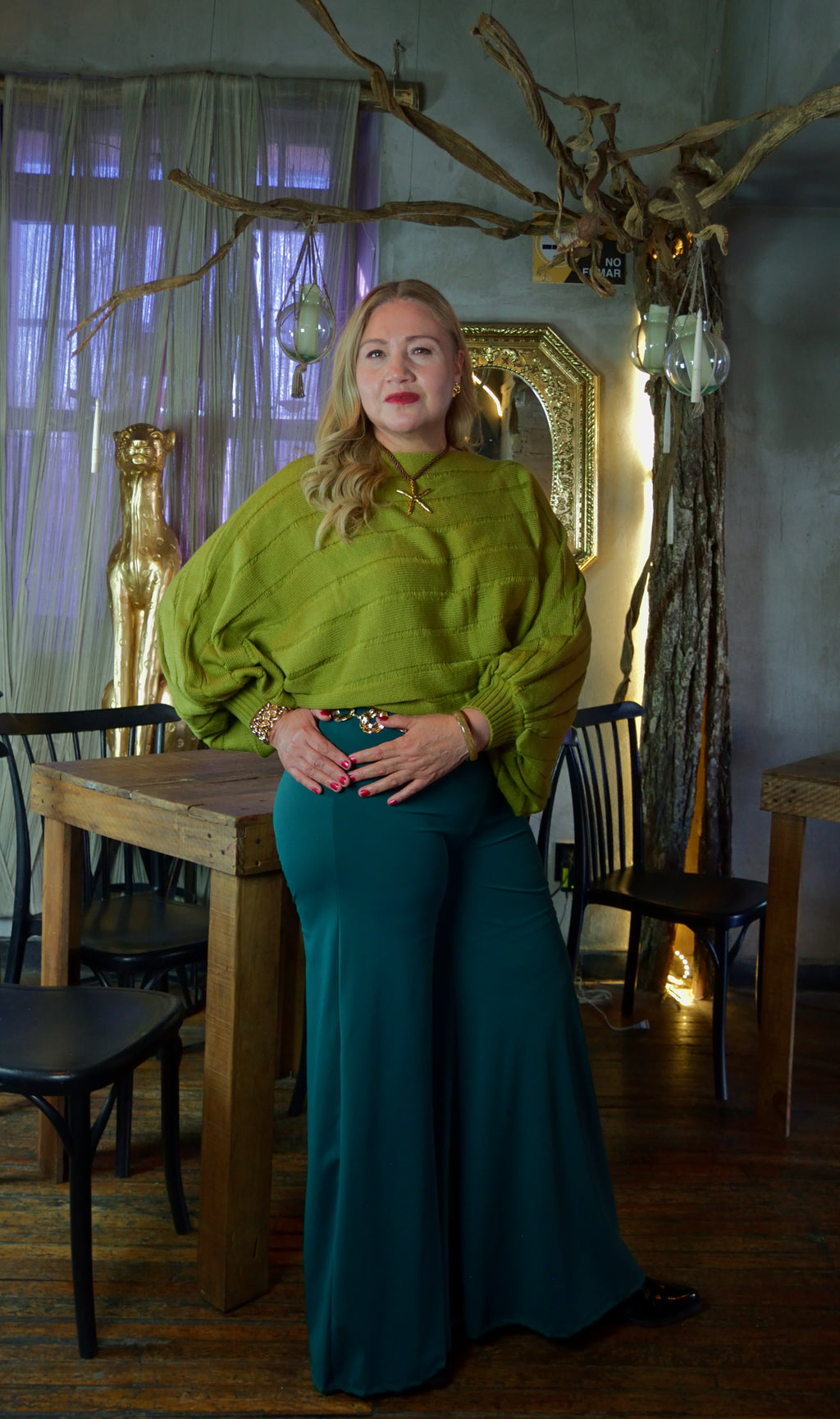 3705FSJ Legging Pierna Ancha con Pretina