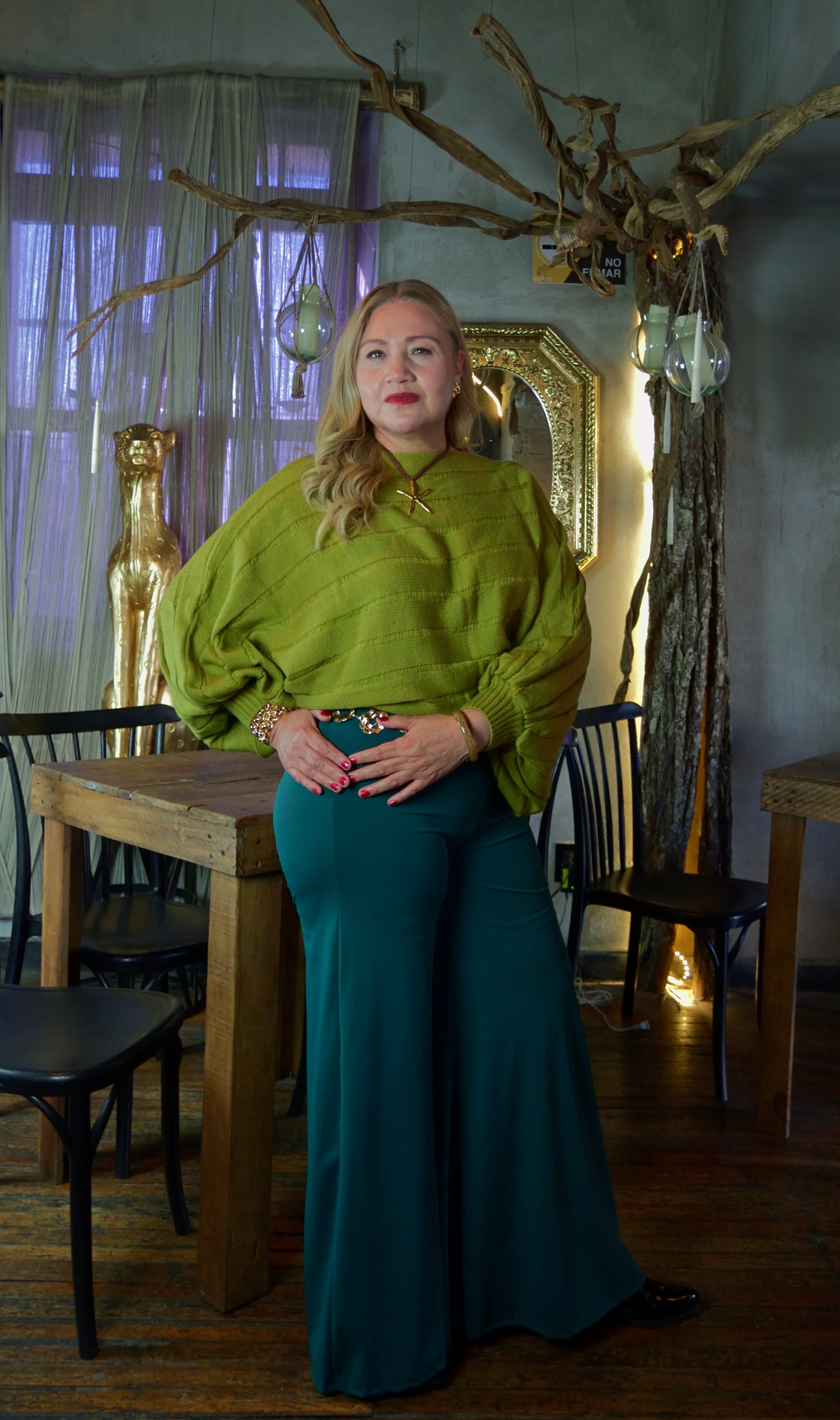 3705FSJ Legging Pierna Ancha con Pretina