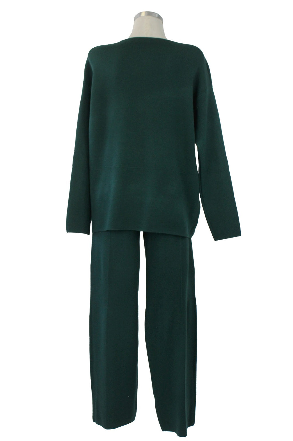 OJ-2723 Conjunto Suéter Liso y Línea de Costura