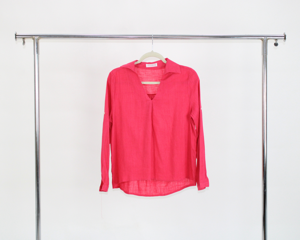 71520 Blusa Cuello camisero