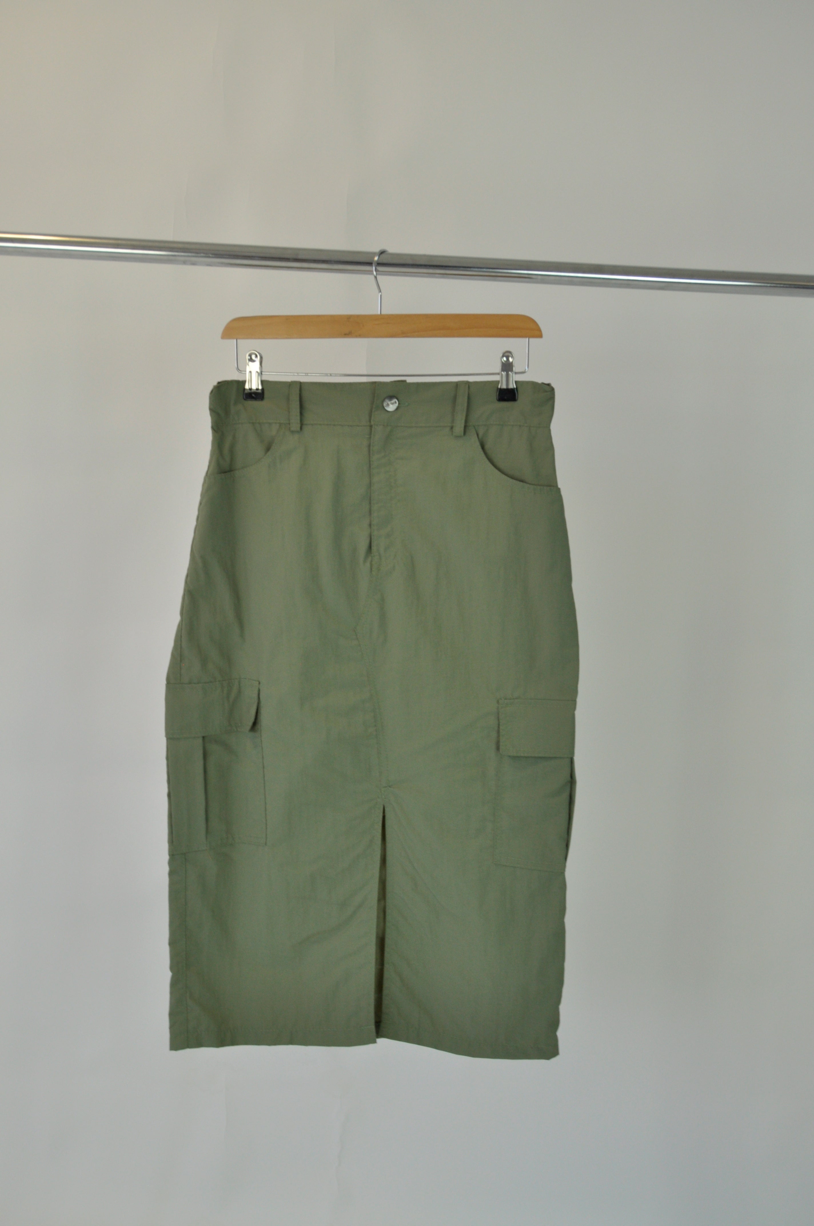 2650 Falda Cargo Corte Recto