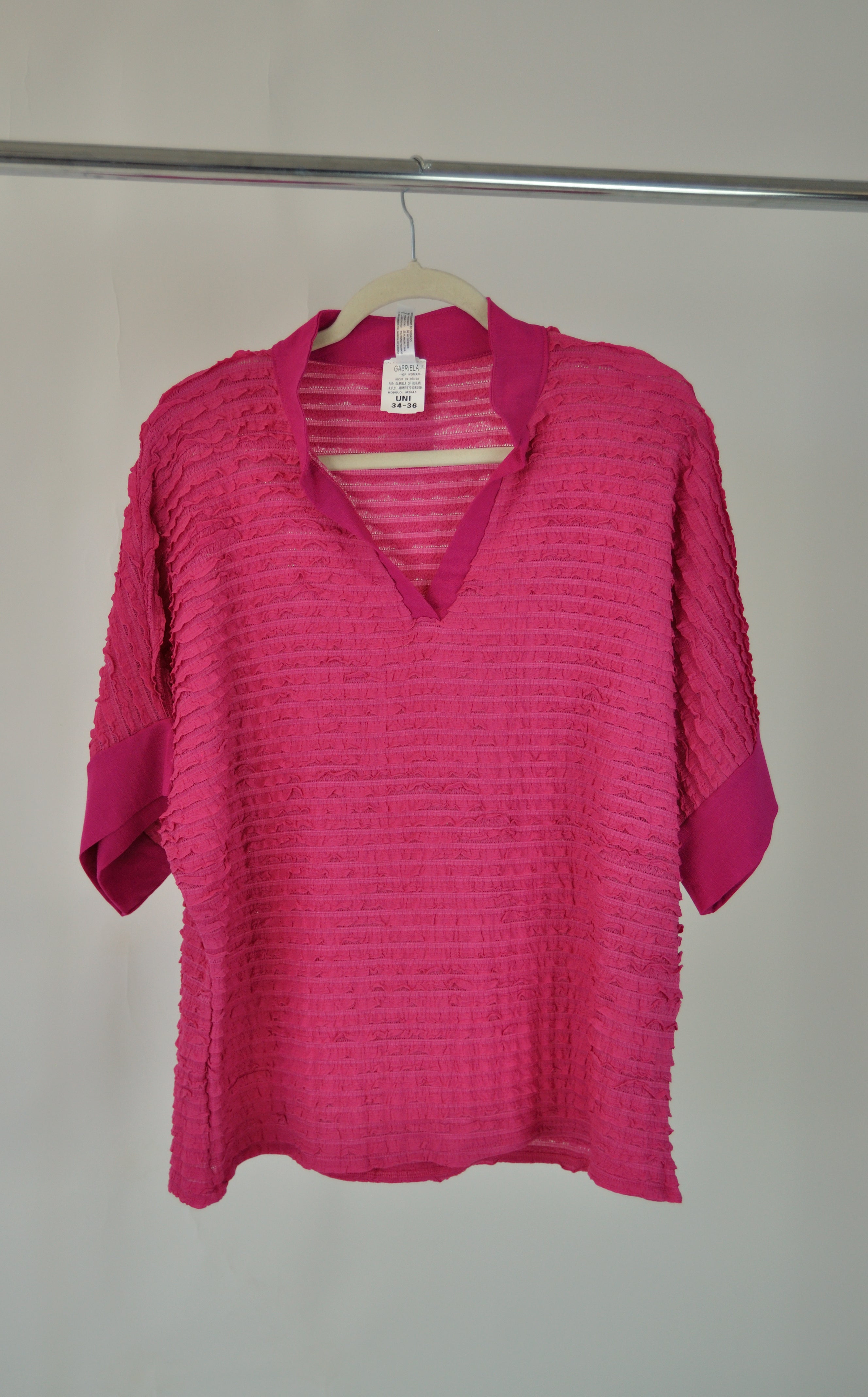 M2546 Blusa Cuello V Multi Olan