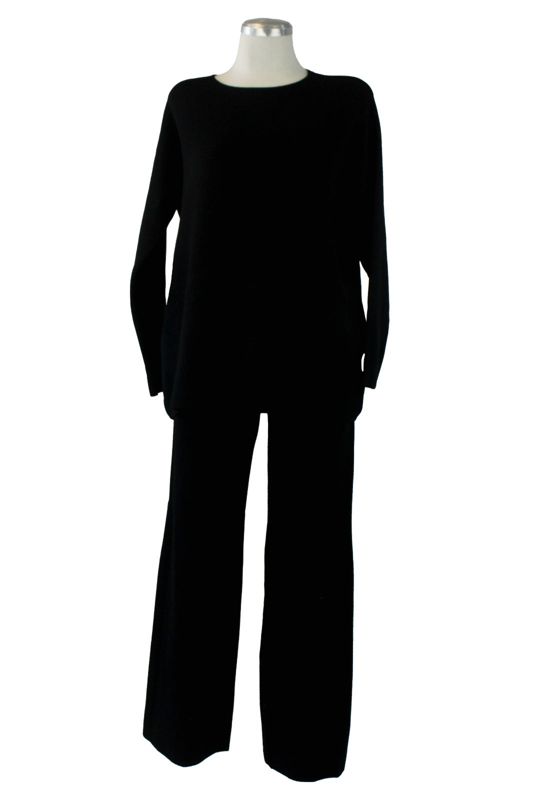 OJ-2723 Conjunto Suéter Liso y Línea de Costura