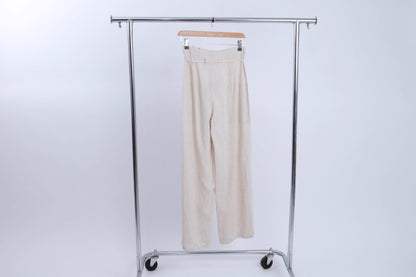 YM15598 Pantalón Manta Cinto de Cuerda y 2 Bolsas Enfrente