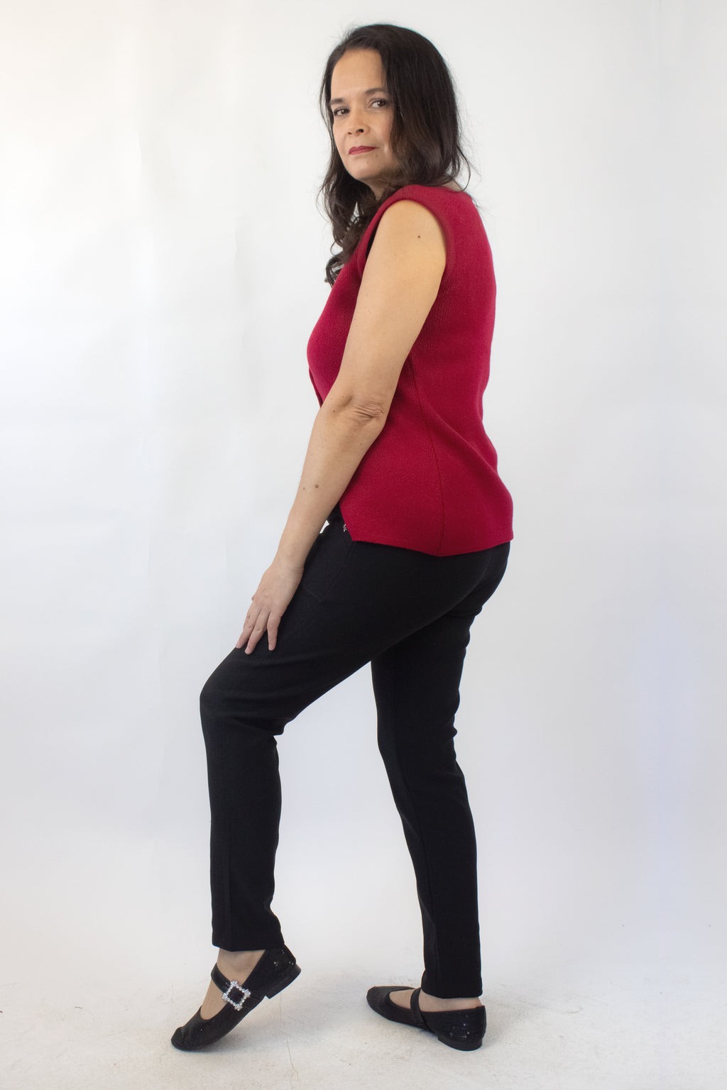 S-85 Legging Bolsas con H Hojitas