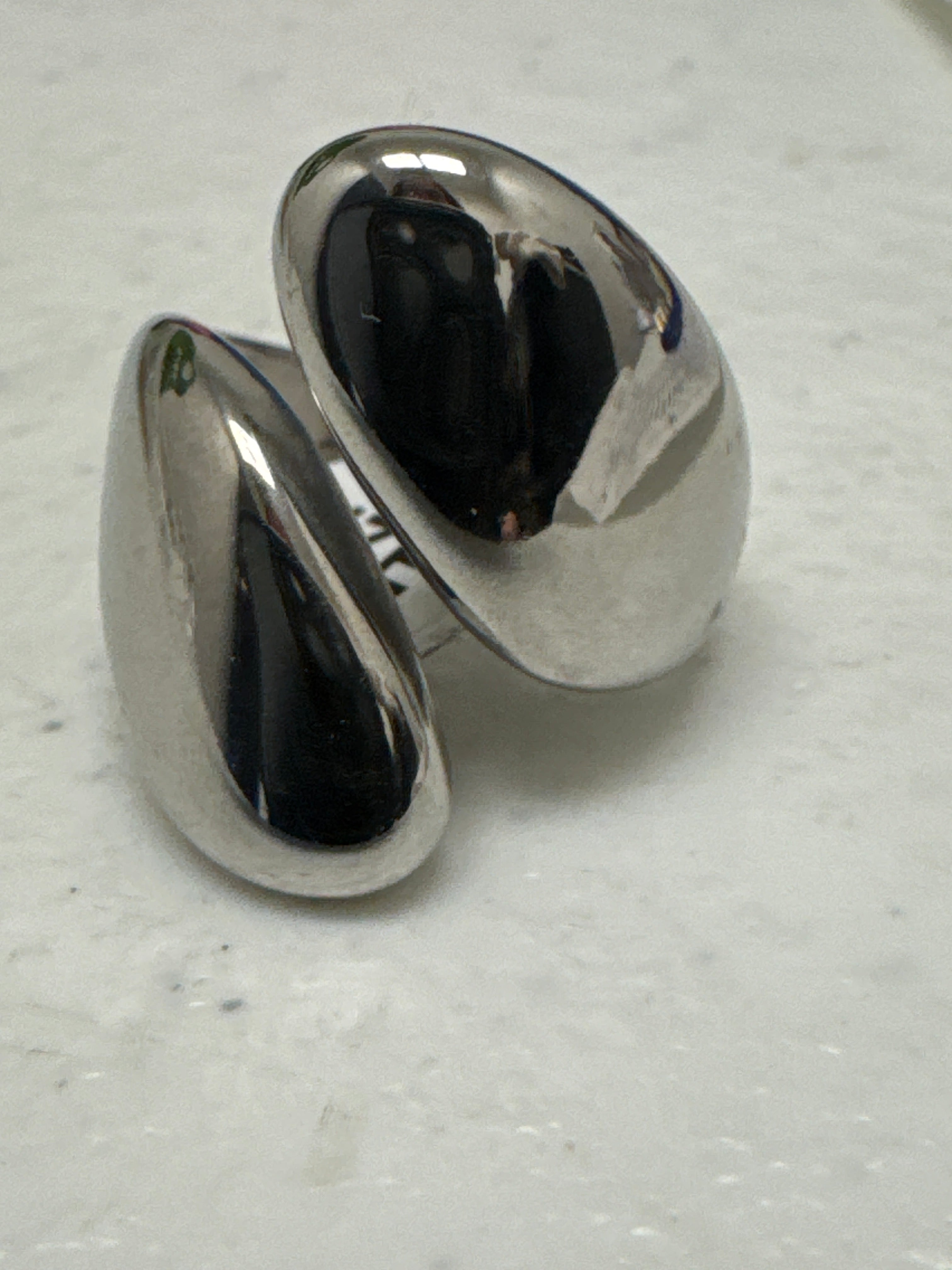 LP4310039-2 Anillo Plateado Acero