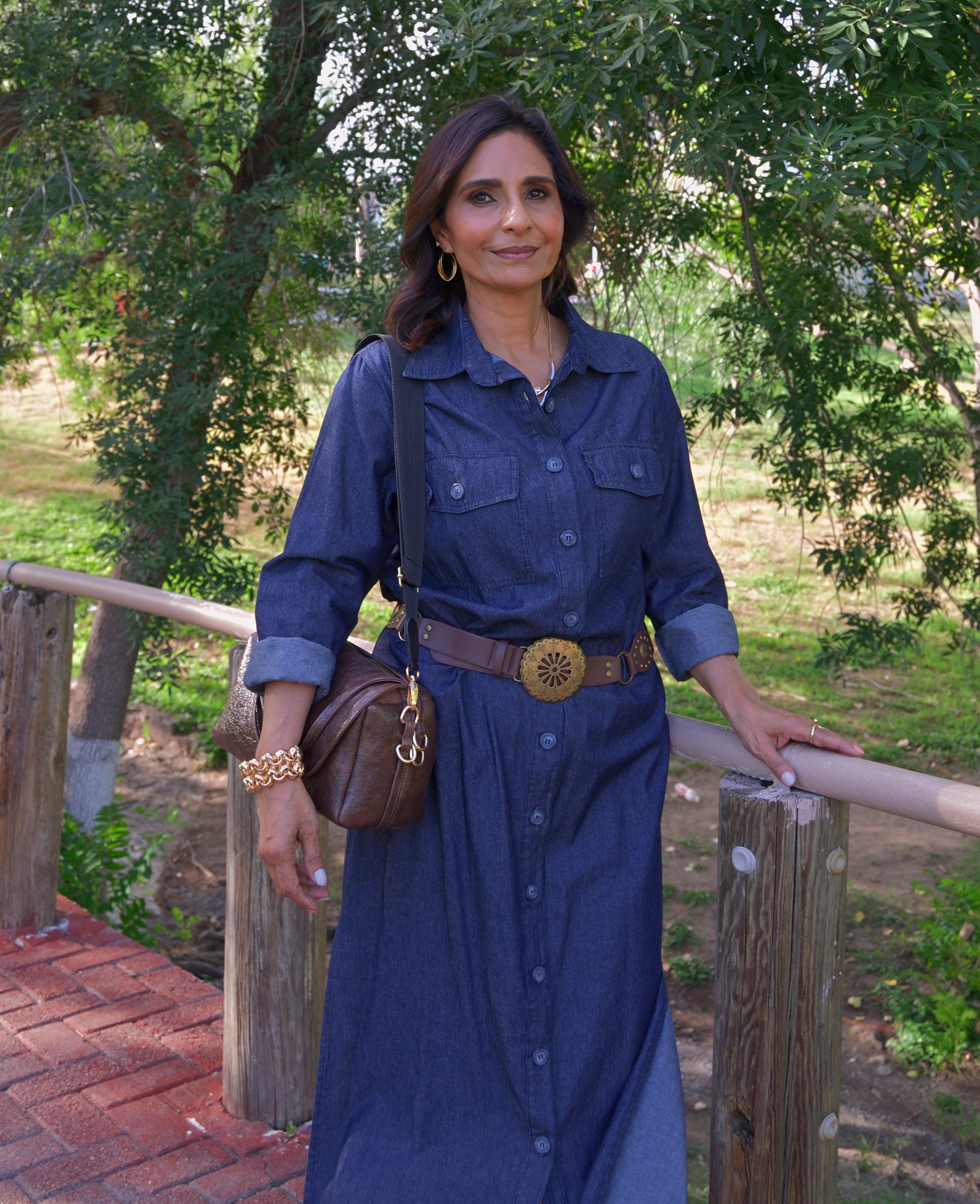 MOD2024 Vestido Botones Mezclilla