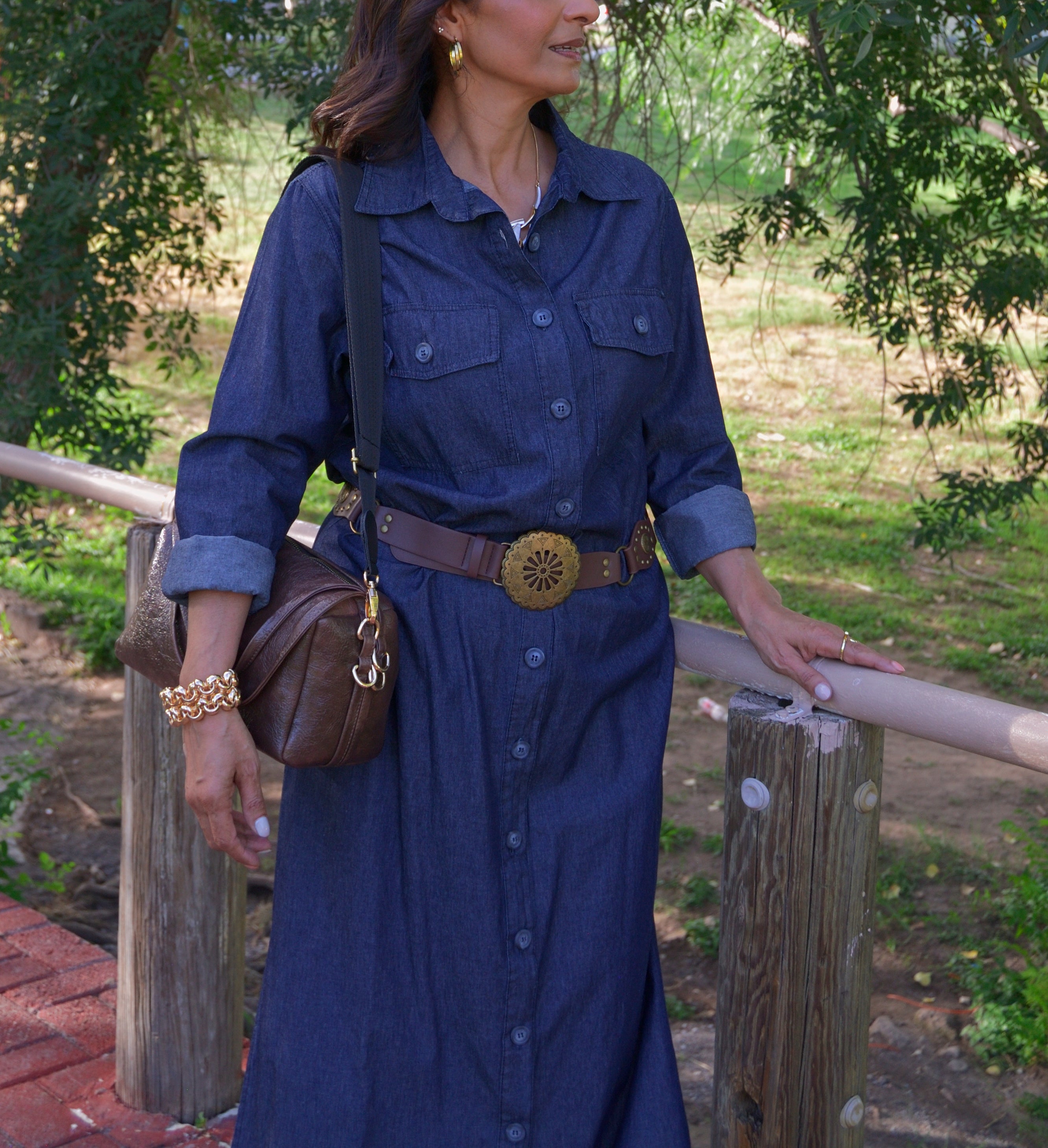 MOD2024 Vestido Botones Mezclilla