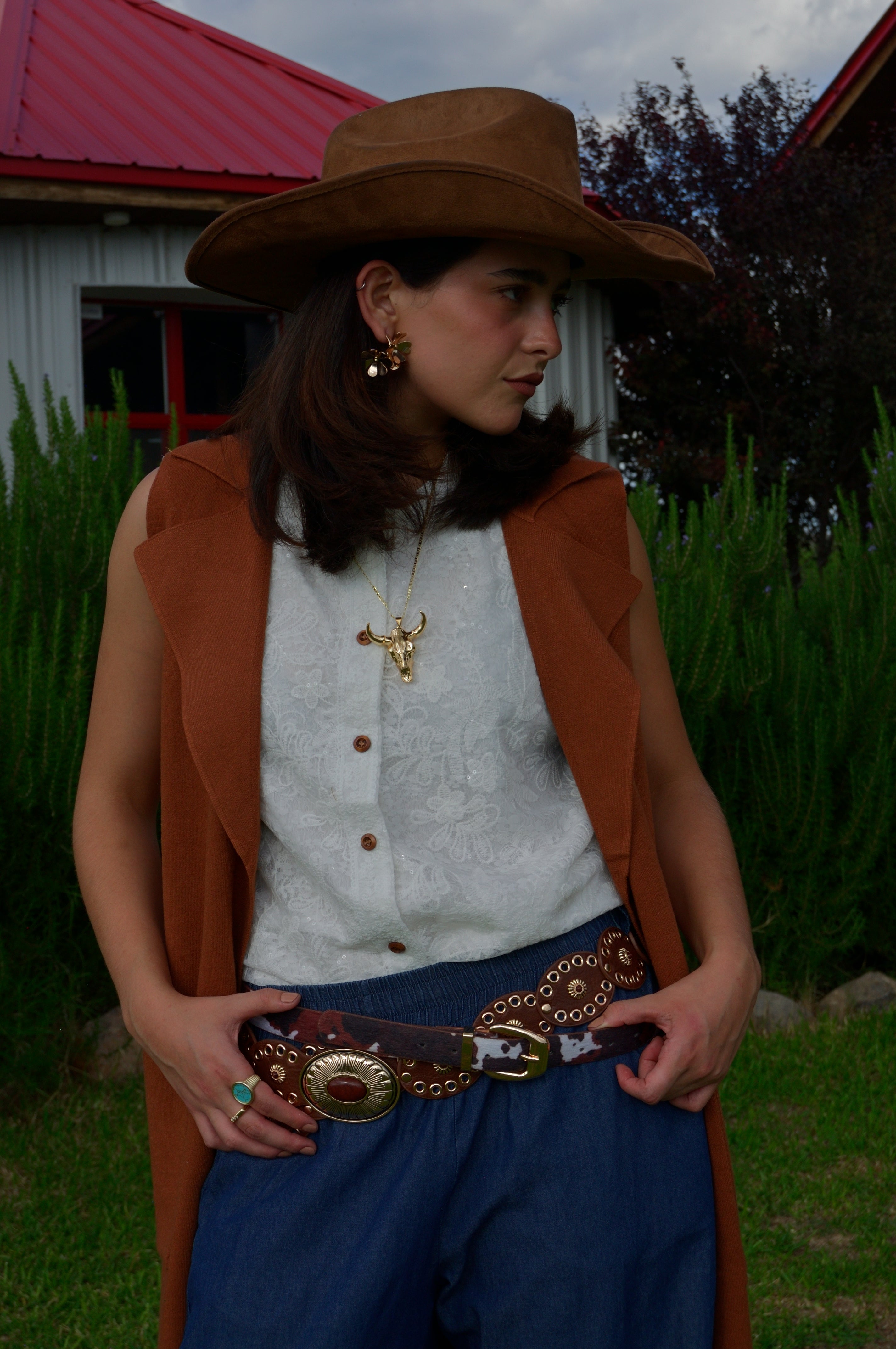 067-XMY25 Blusa Sin Mangas Bordado de Flores Y Lentejuelas