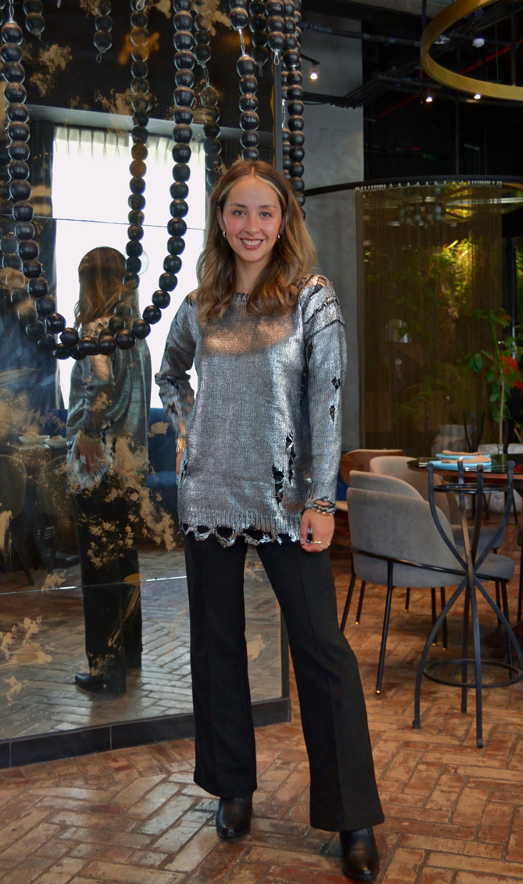 73063 Pantalón Gamusa con Pretina