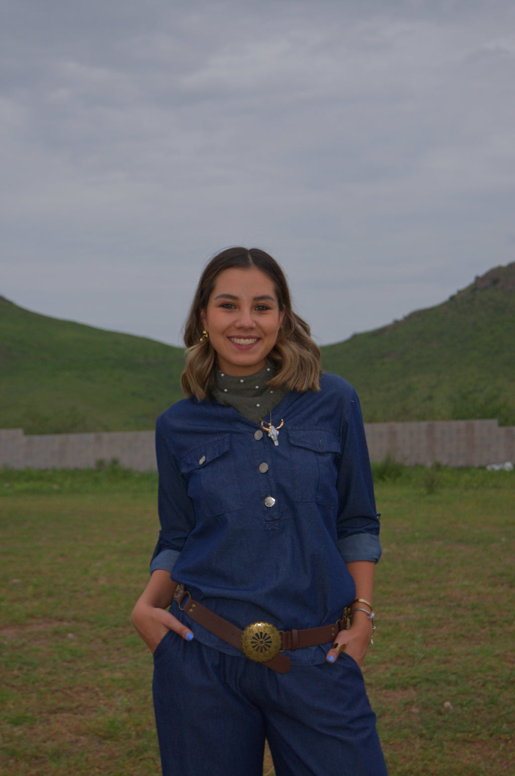 MOD2031 Blusa Mezclilla