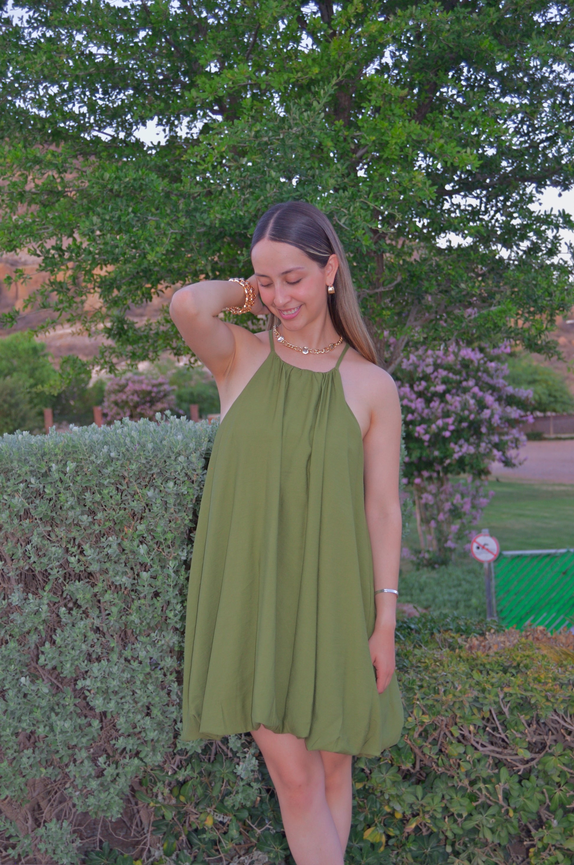 4053JKJ Vestido Globo Tohio