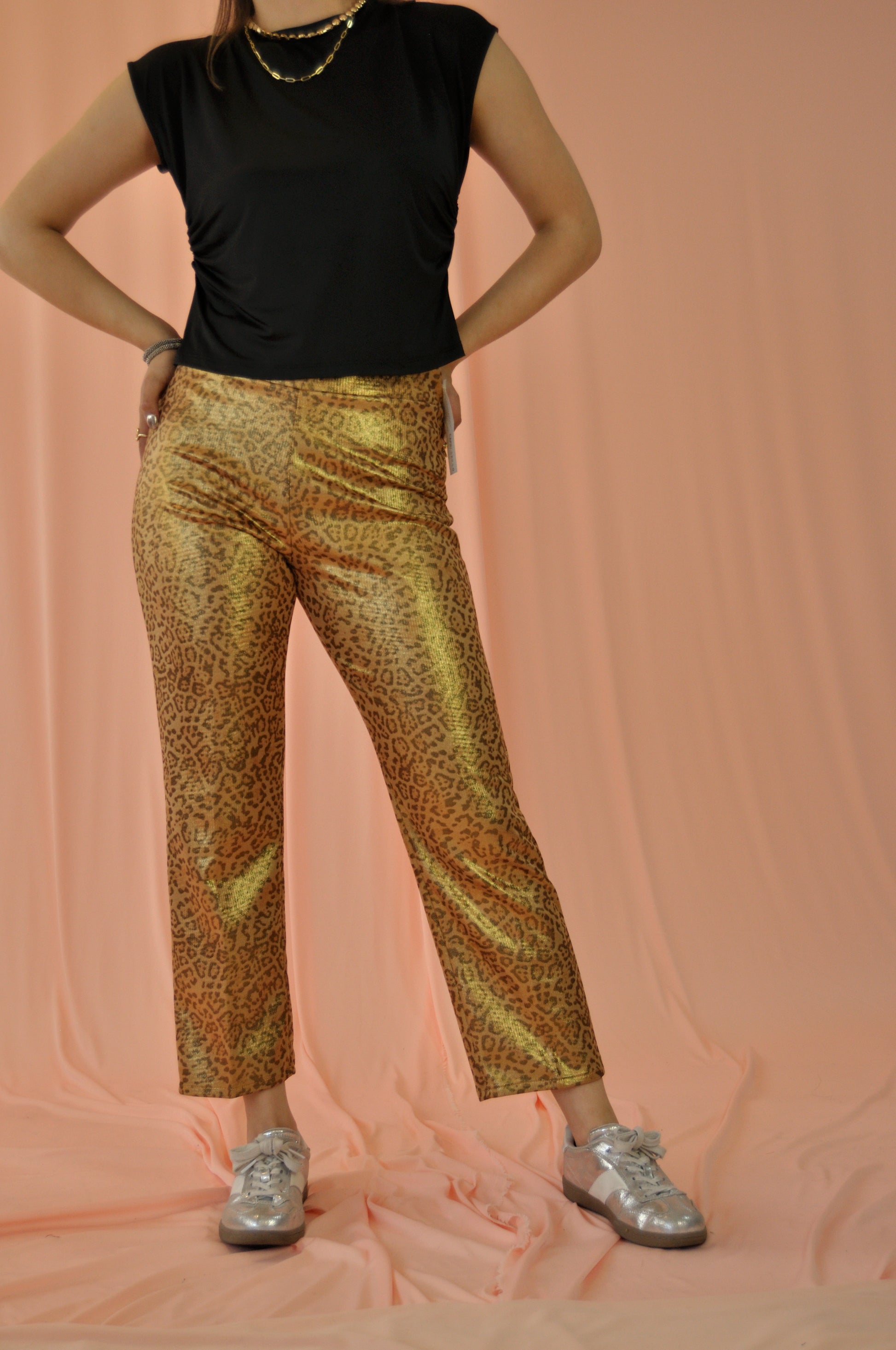 MR1K8H3E Pantalón Capri Ilusión Brillo