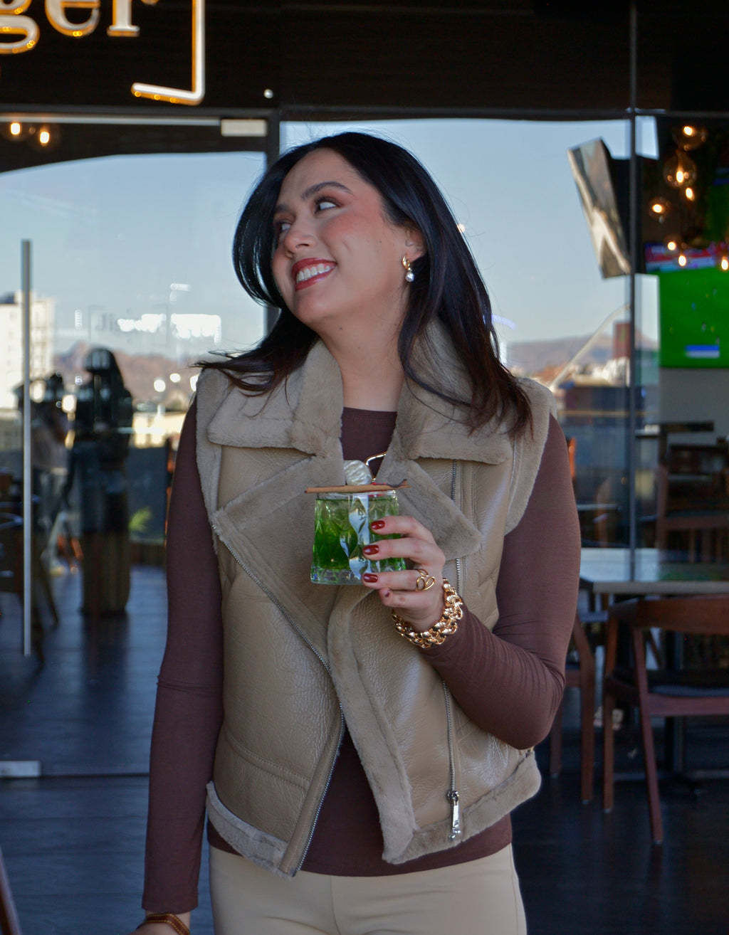 T3393 Blusa Lisa de Manga Larga