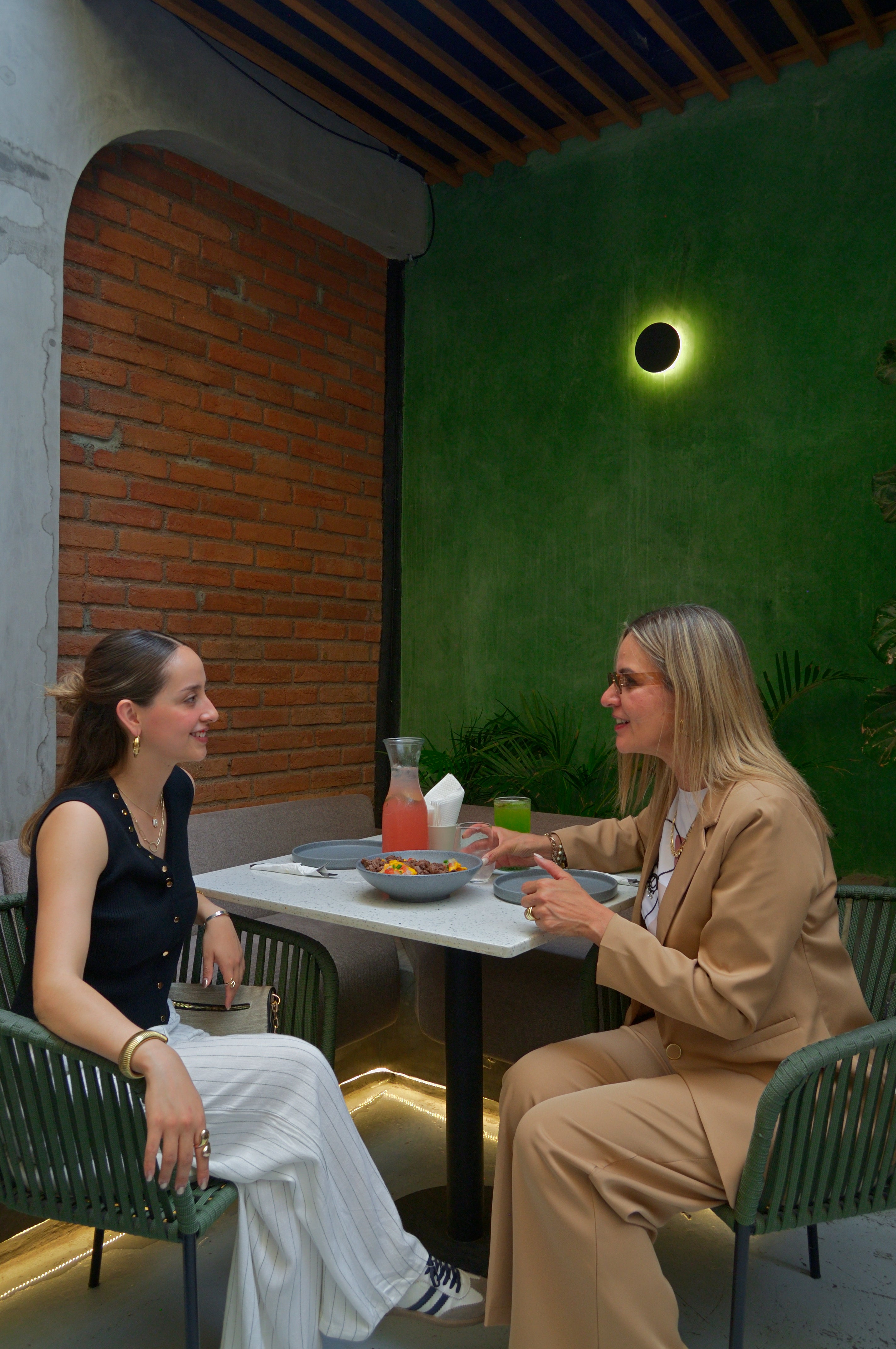 71737 Pantalon de Vestir Rayas y Elastico