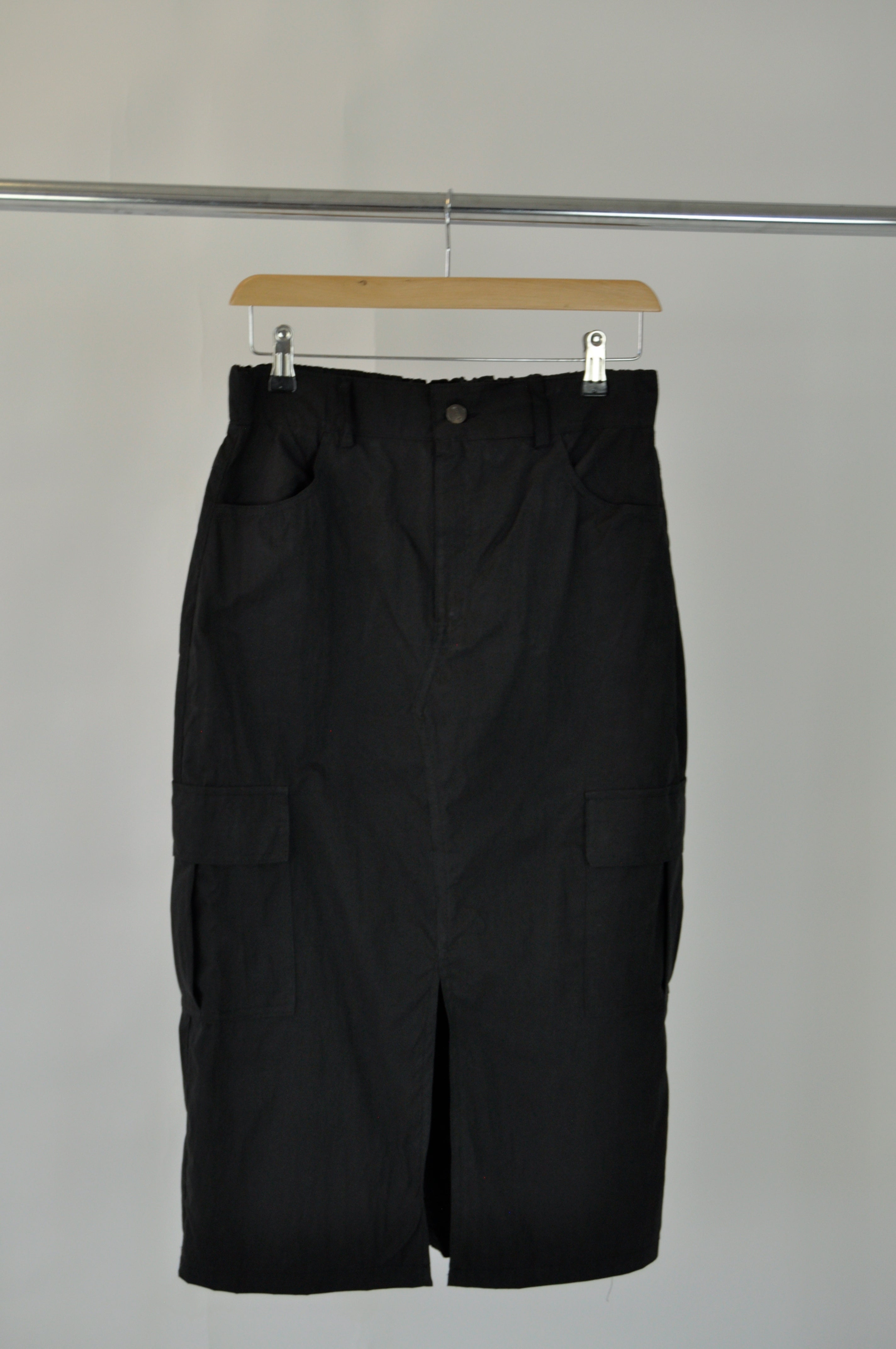 2650 Falda Cargo Corte Recto