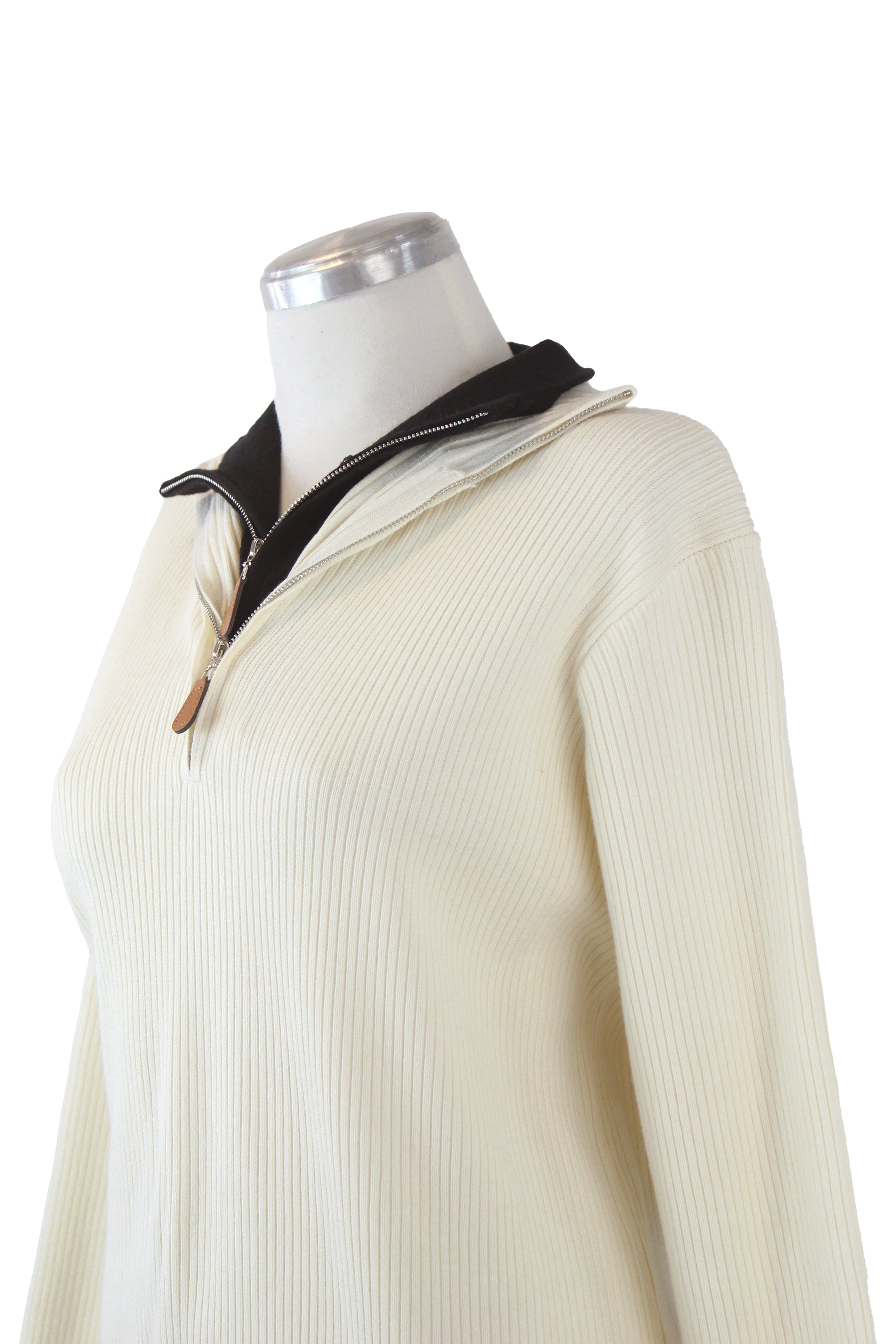 6092 Vestido Tipo Suéter Con Doble Cuello