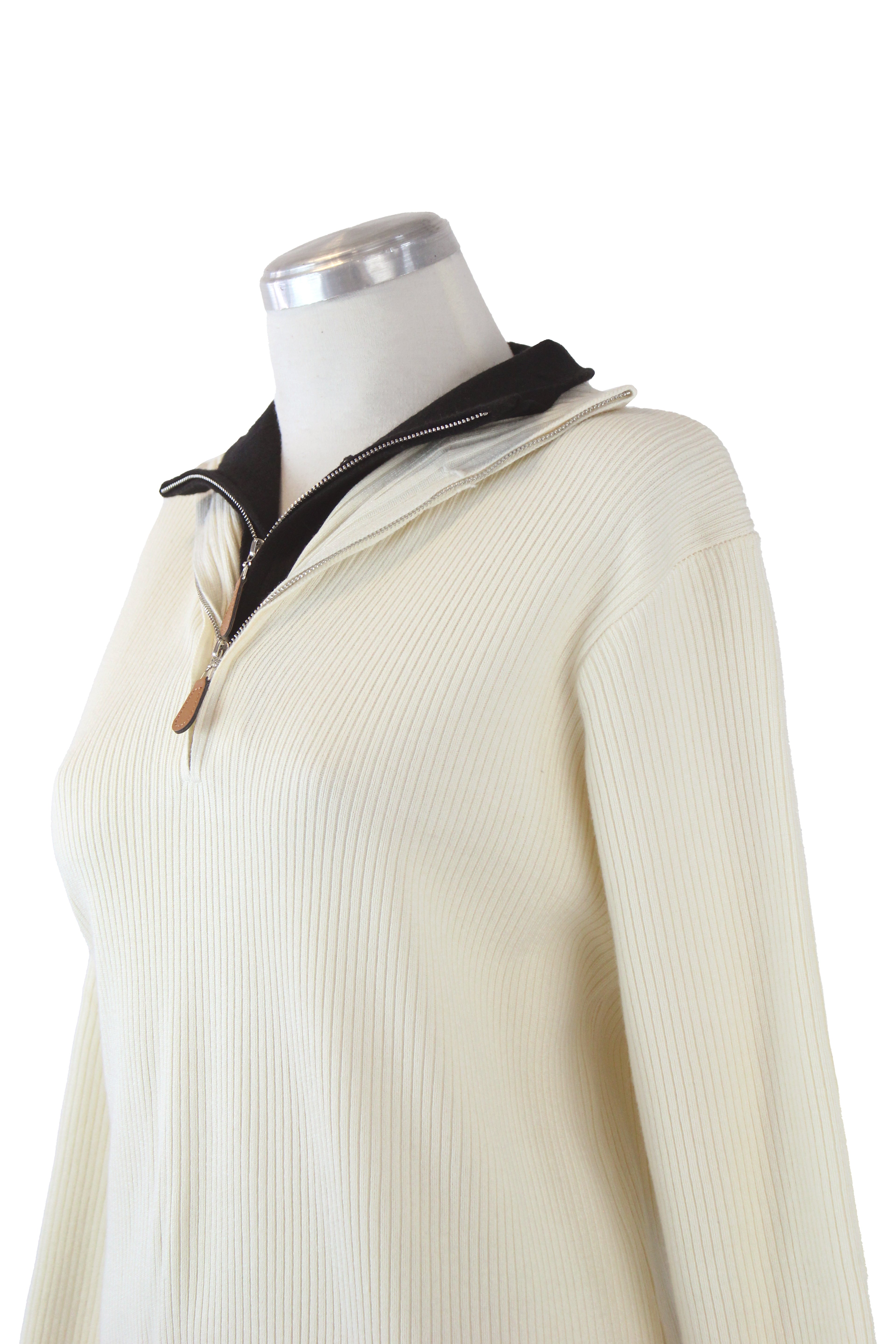 6092 Vestido Tipo Suéter Con Doble Cuello