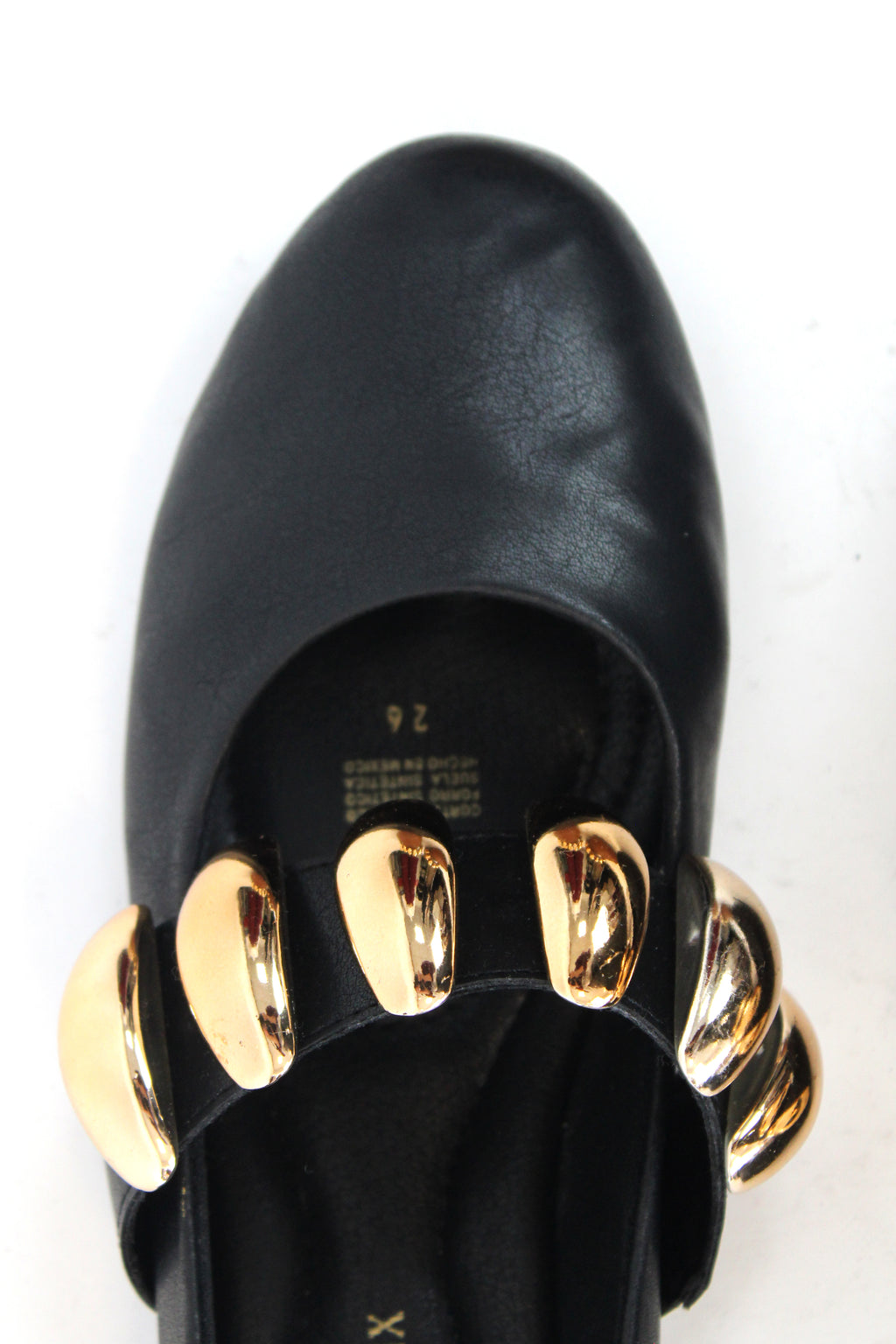 137 Mocassin estilo ballet Marbella Hebilla 6 Ovalos Dorados