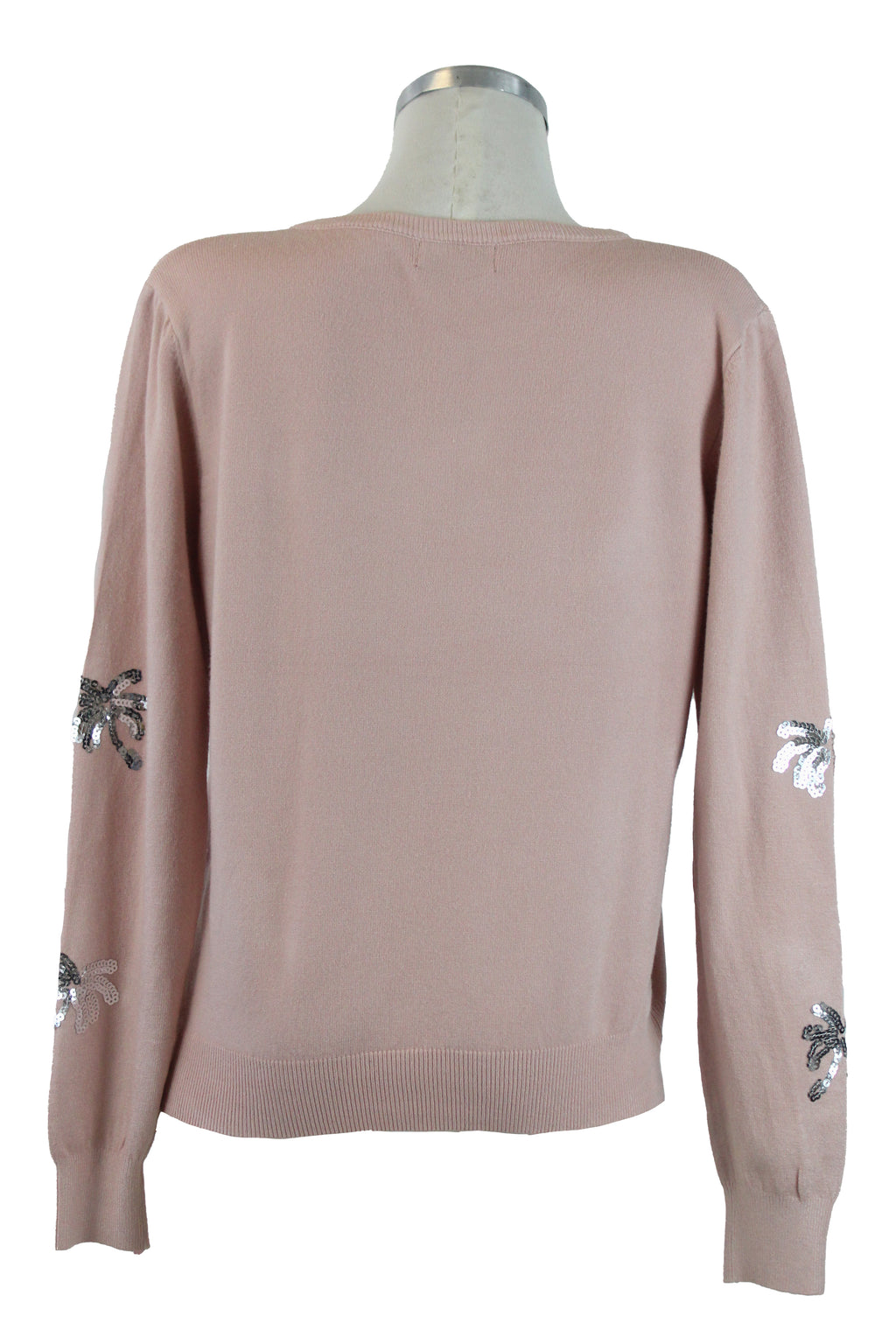 SQY-30042 Suéter con Palmeras de Lentejuelas