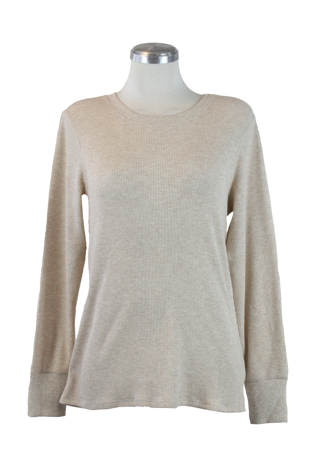 TT3636 Blusa Líneas Cruzadas Manga Larga