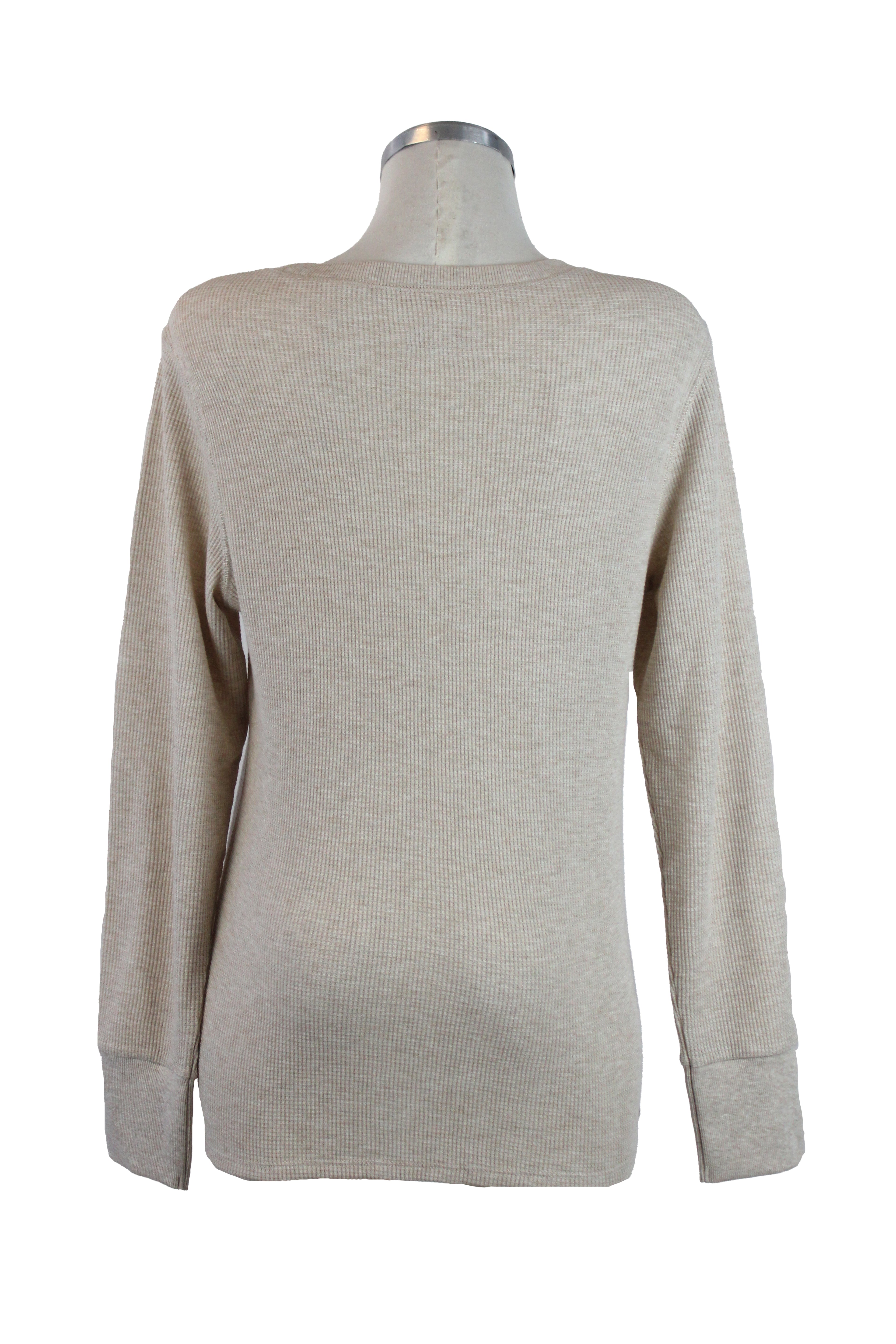 TT3636 Blusa Líneas Cruzadas Manga Larga