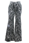 980035 Pantalon Aterciopelada Con Diseño De Lentejuelas