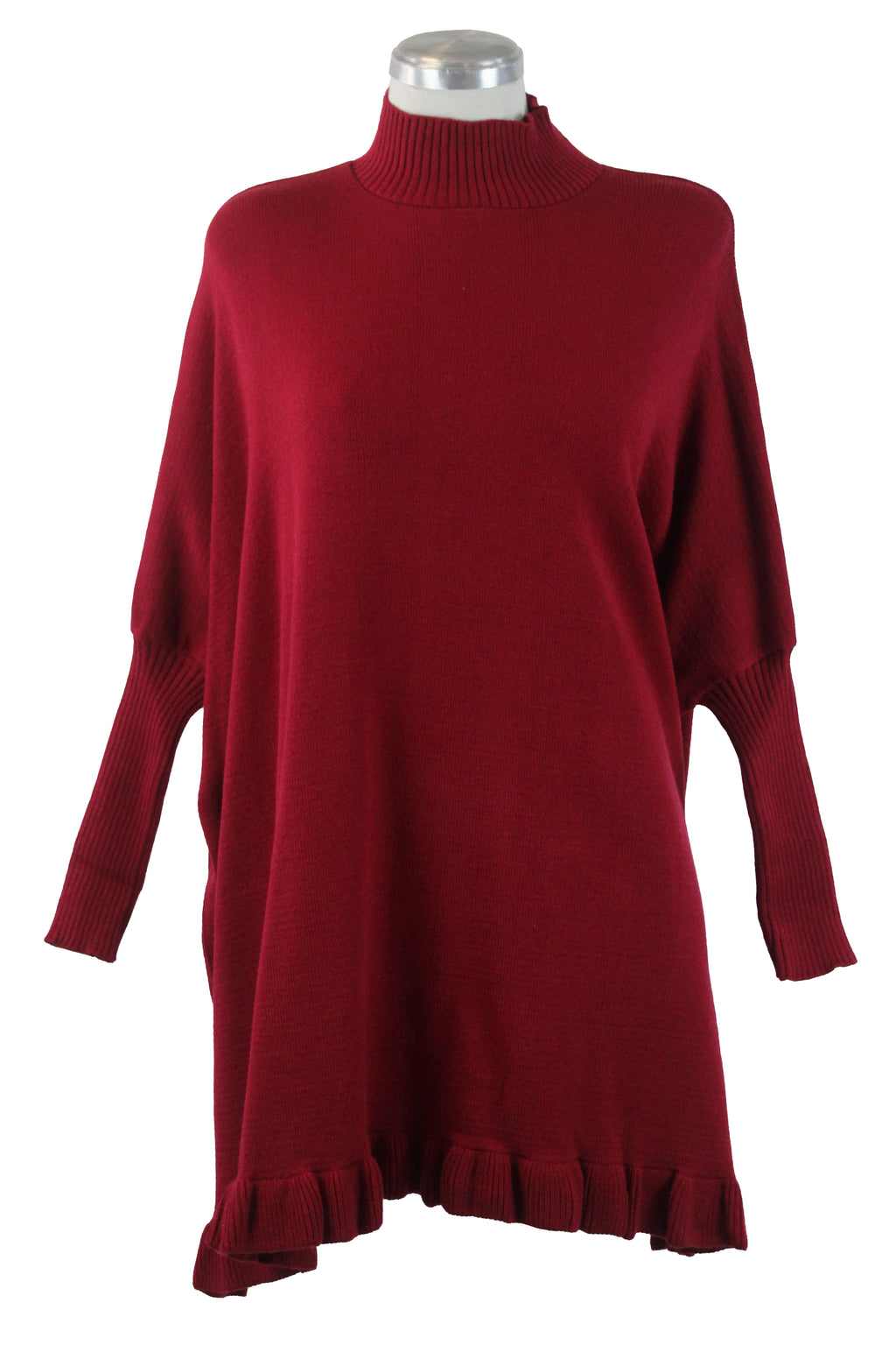 OLGA Capa Orilla Olanes Cuello Medio Alto