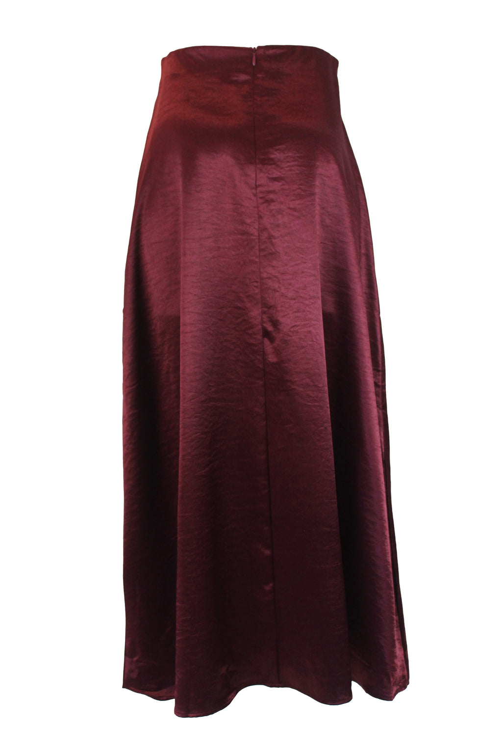 T3496 Falda Ancha de Satin