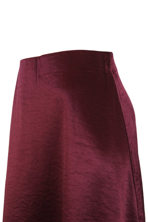 T3496 Falda Ancha de Satin