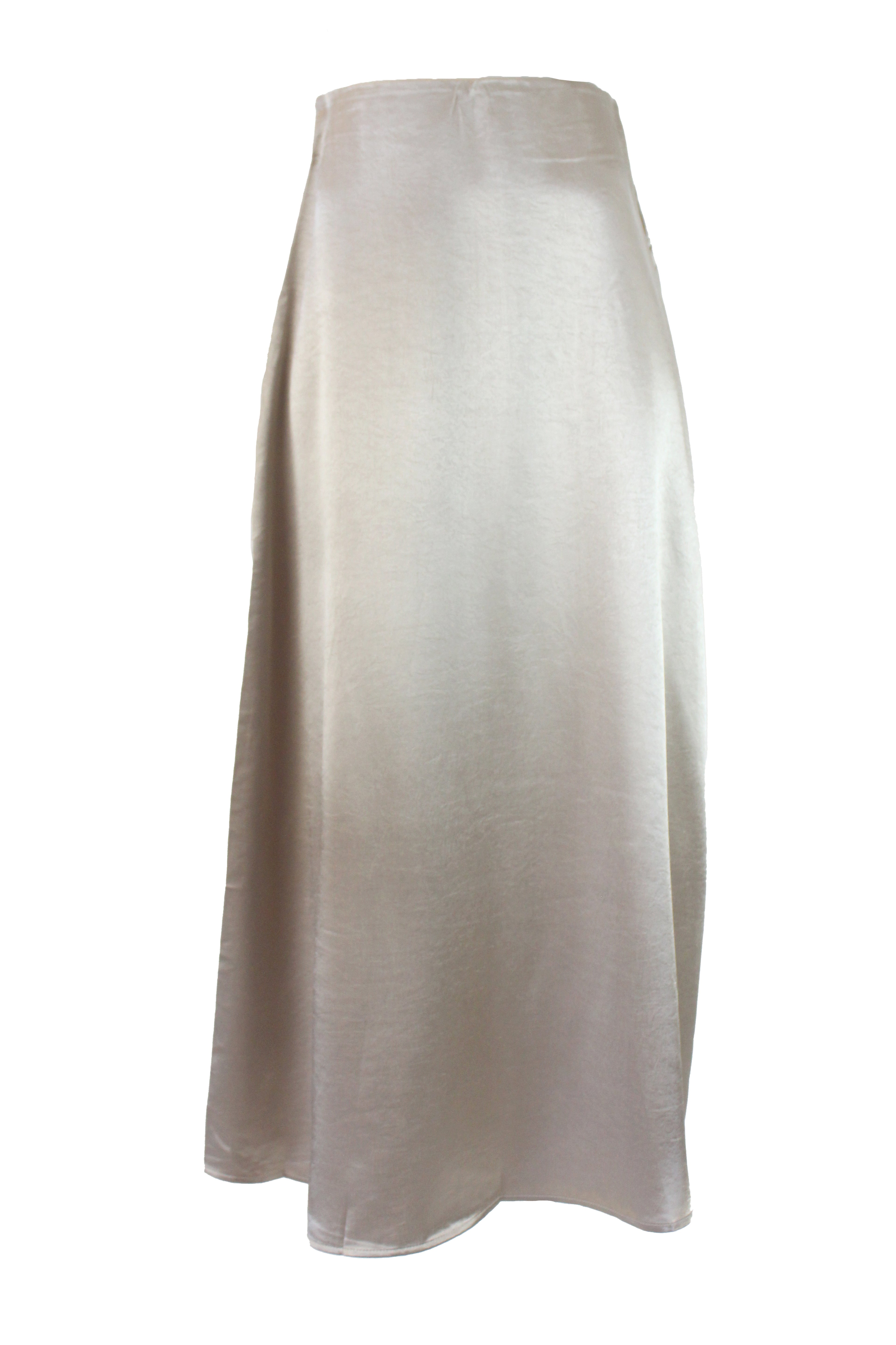 T3496 Falda Ancha de Satin