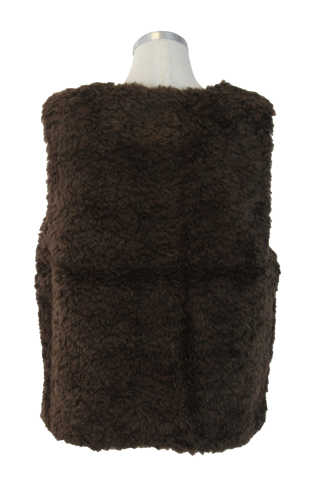 MB-1101 Chaleco Afelpado de Peluche con Botones de Canasta