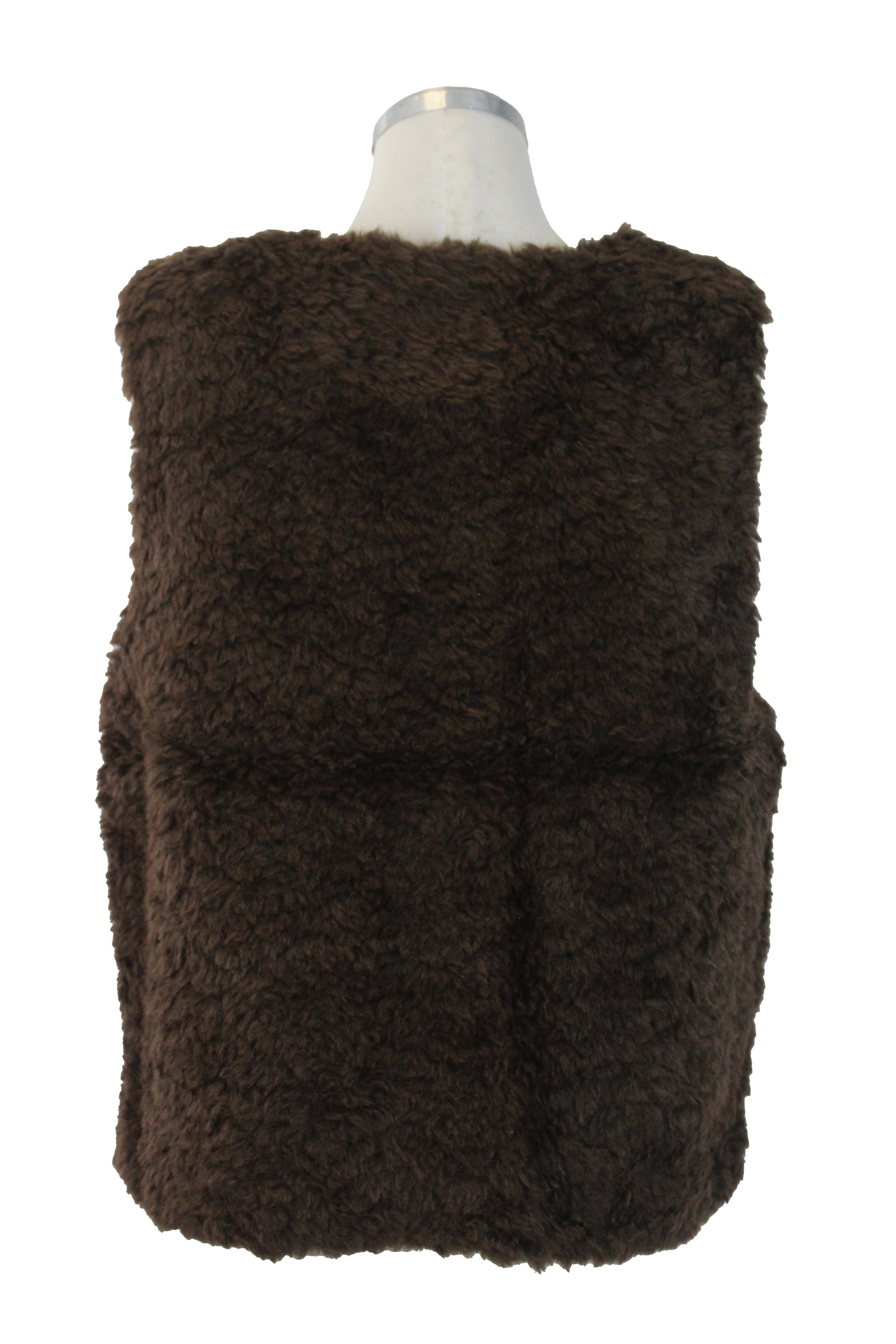 MB-1101 Chaleco Afelpado de Peluche con Botones de Canasta