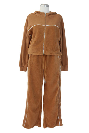 LIF5036L Conjunto Borrego Chamarra con Zipper