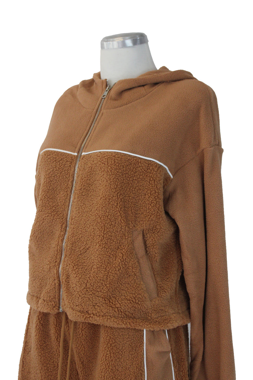 LIF5036L Conjunto Borrego Chamarra con Zipper