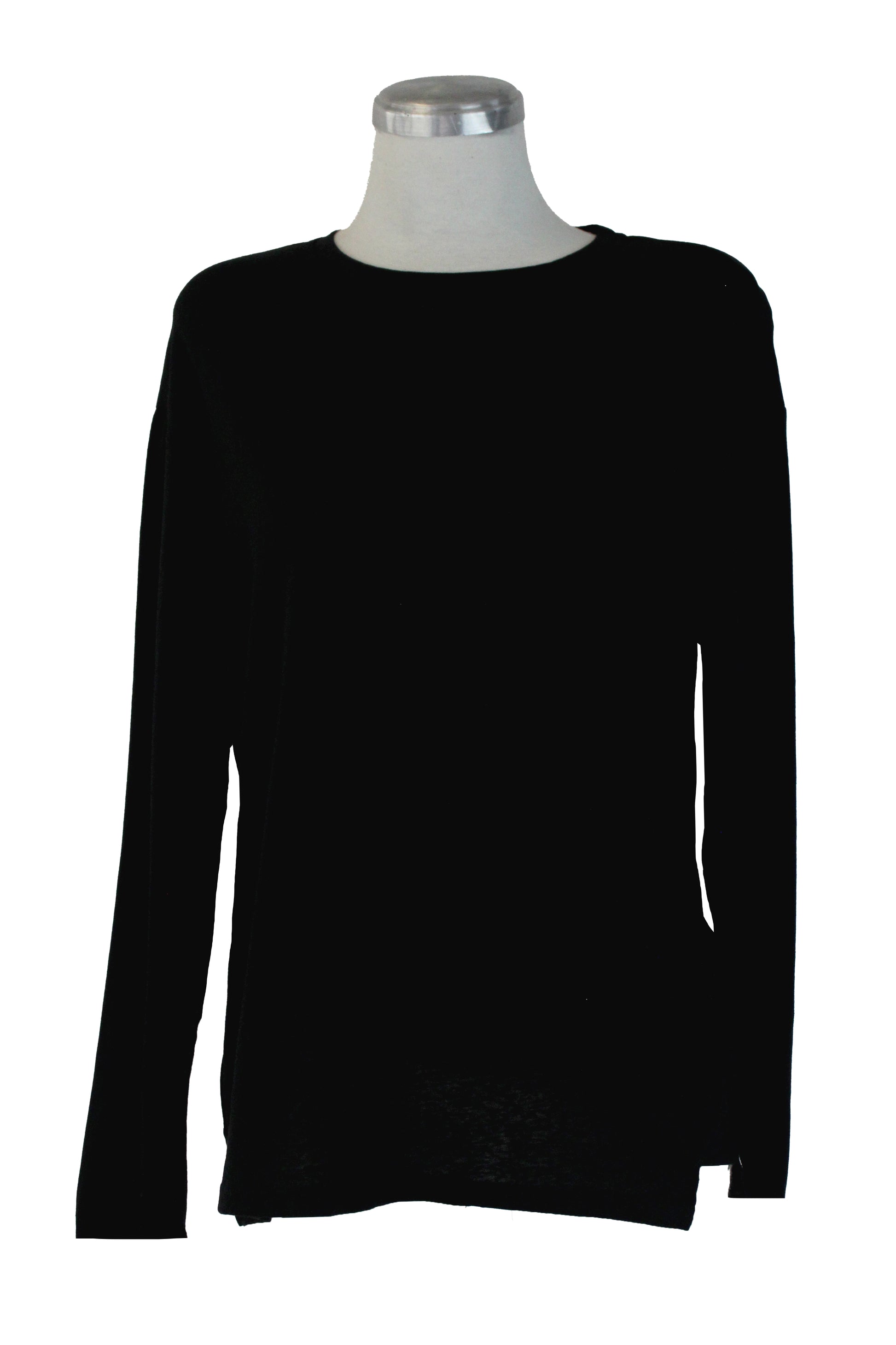 T3348 Blusa Manga Larga Lisa Básica