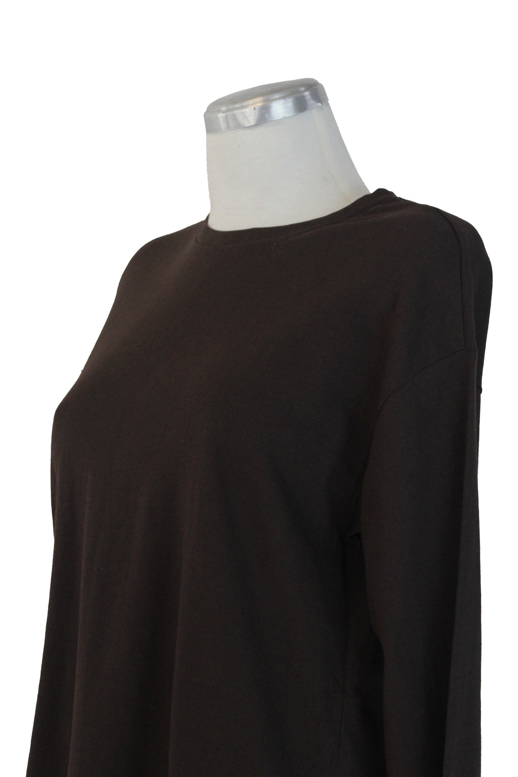 T3348 Blusa Manga Larga Lisa Básica