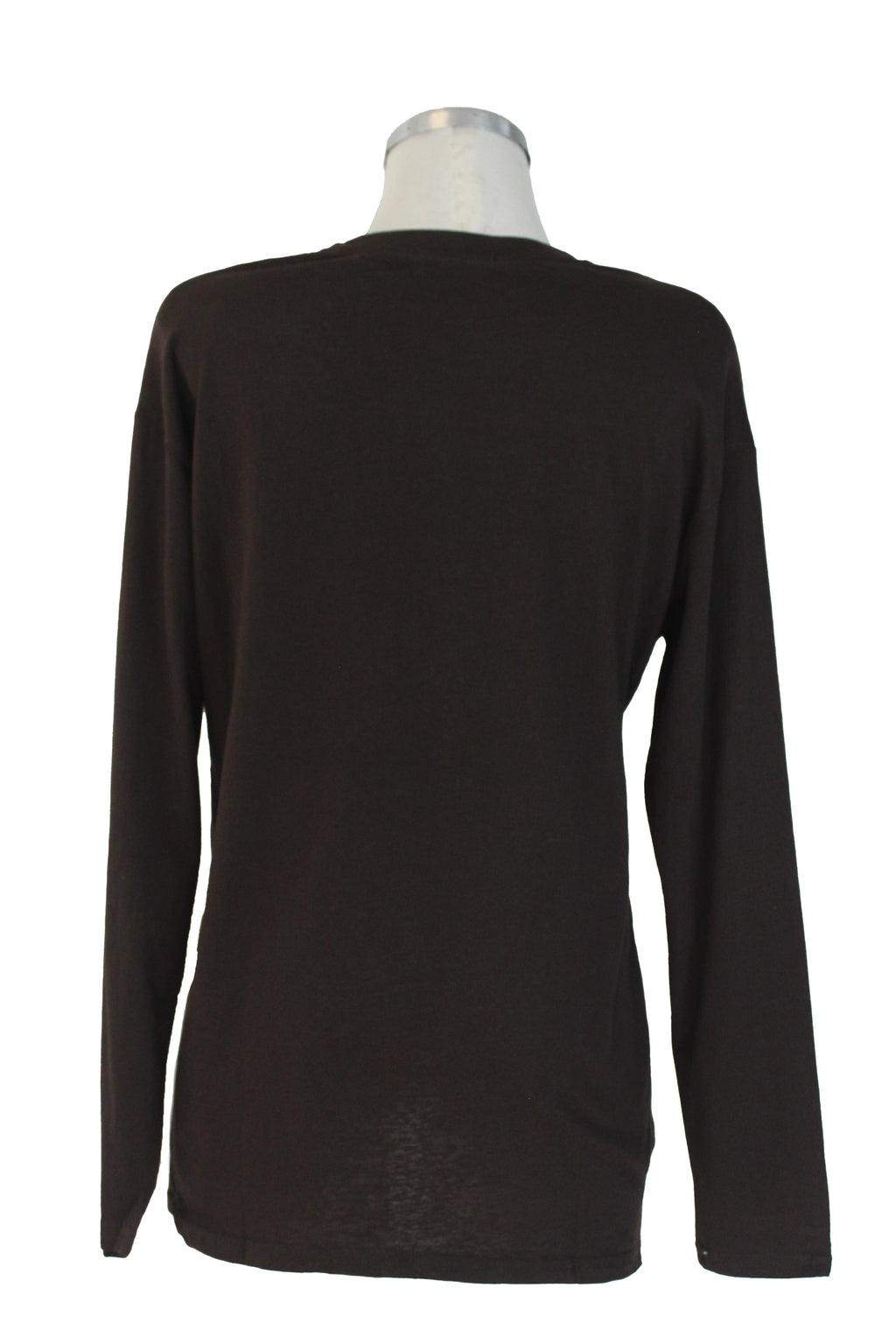 T3348 Blusa Manga Larga Lisa Básica