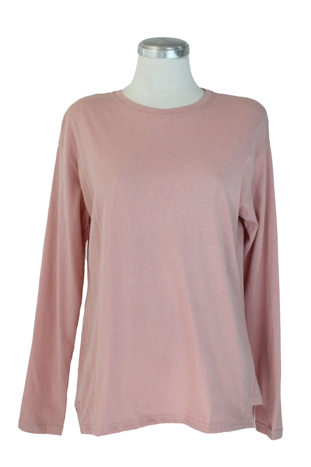 T3348 Blusa Manga Larga Lisa Básica