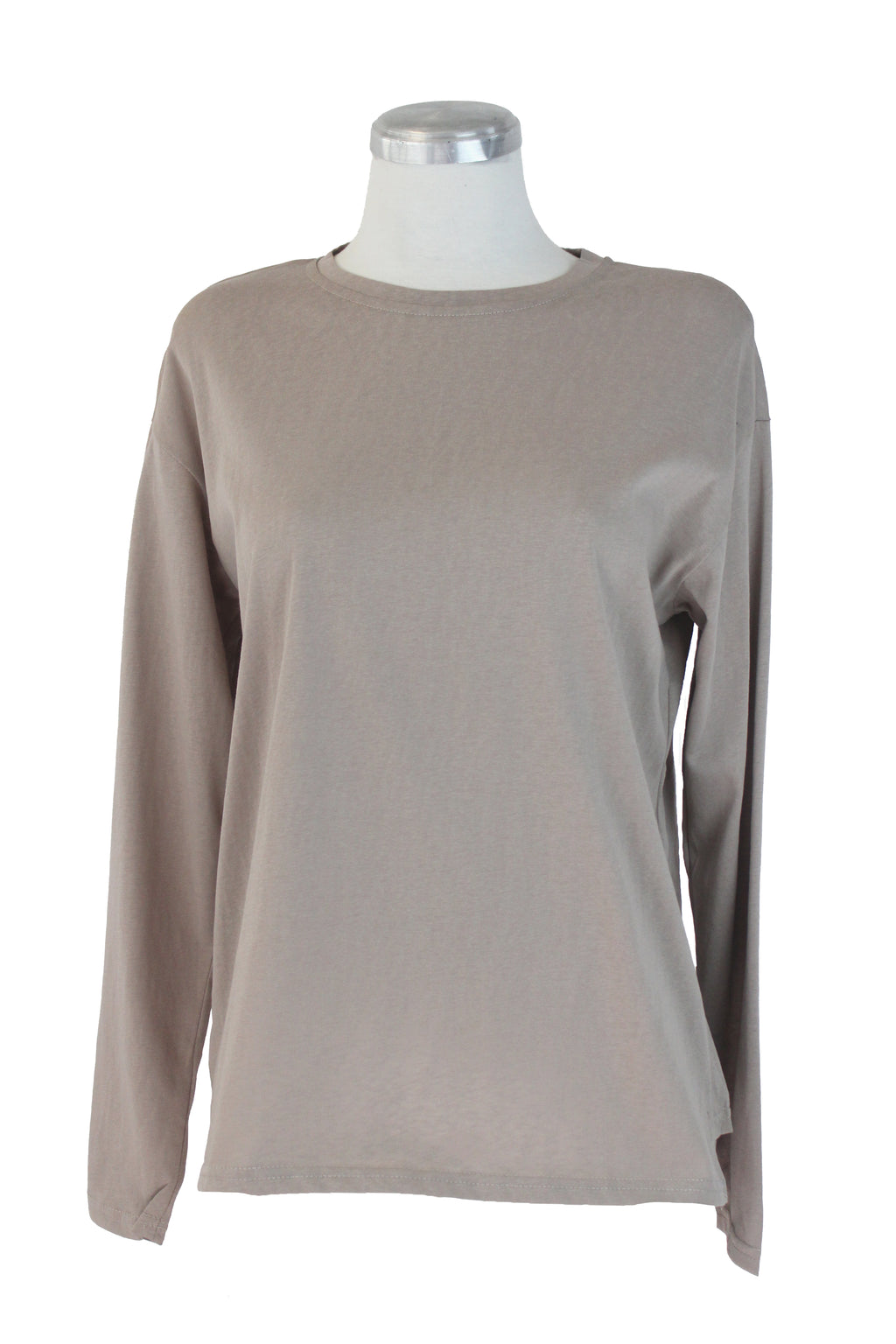 T3348 Blusa Manga Larga Lisa Básica