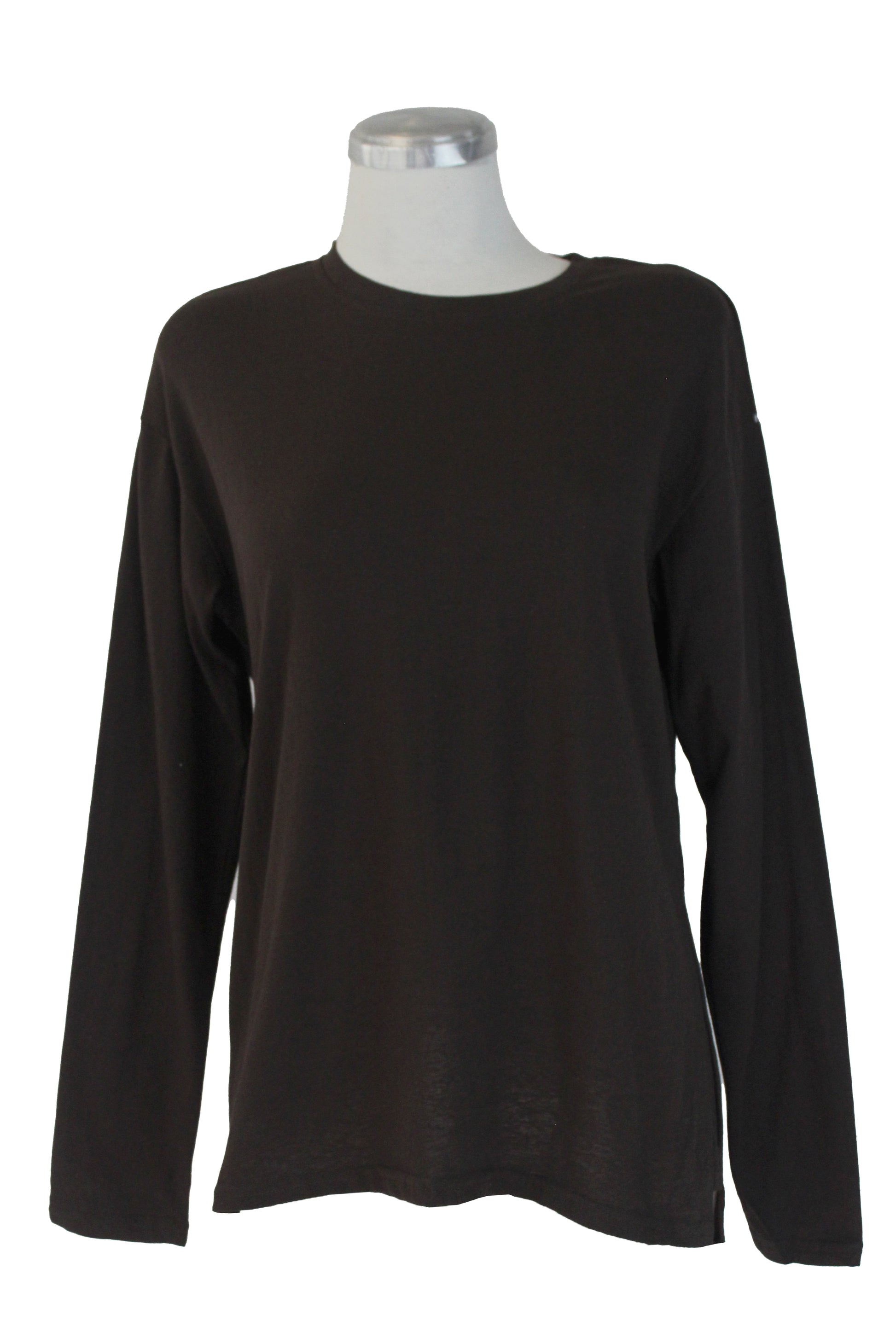 T3348 Blusa Manga Larga Lisa Básica