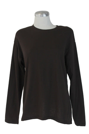 T3348 Blusa Manga Larga Lisa Básica