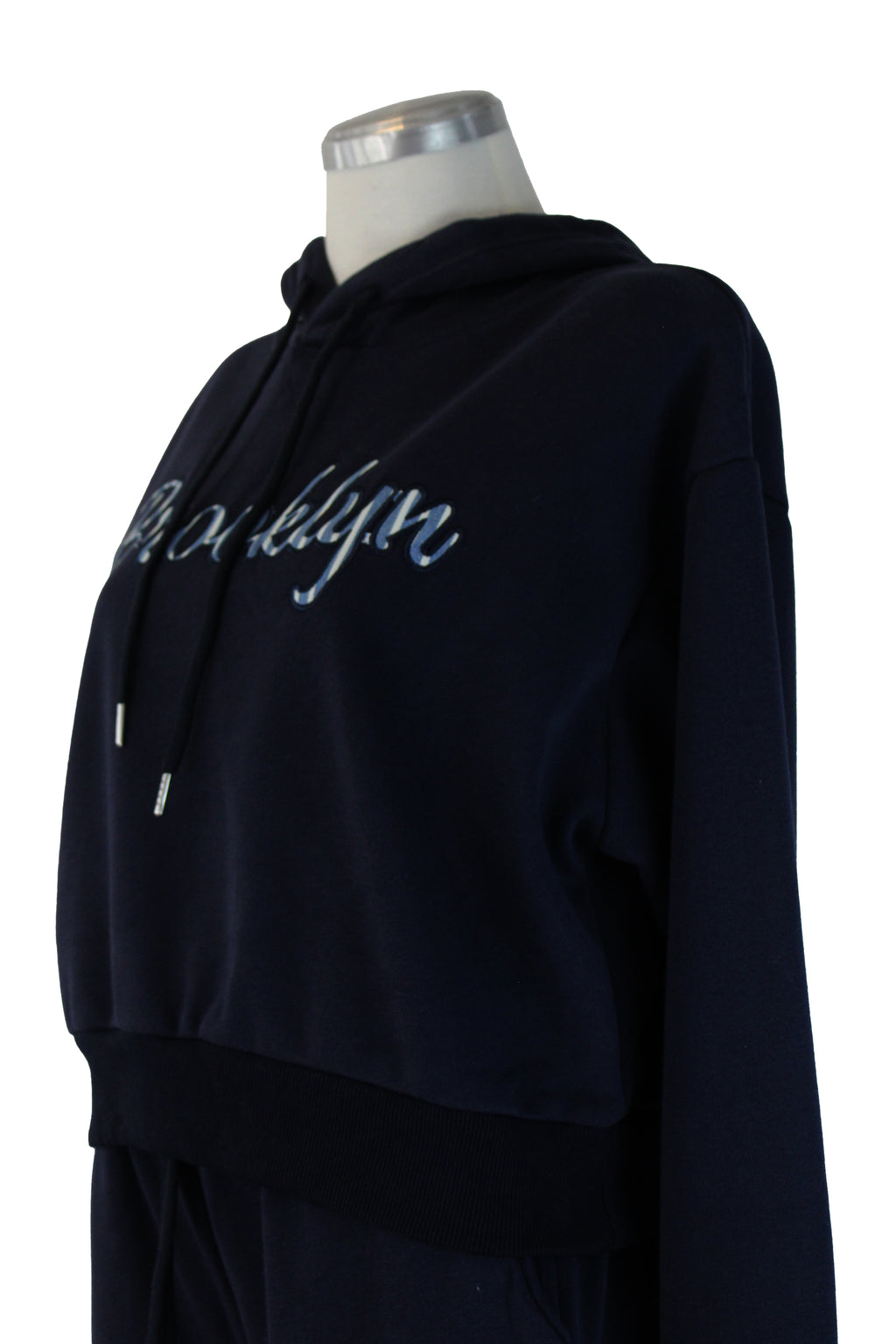 GX-3K959 Conjunto de Sueter con Letras Rayadas Brooklyn