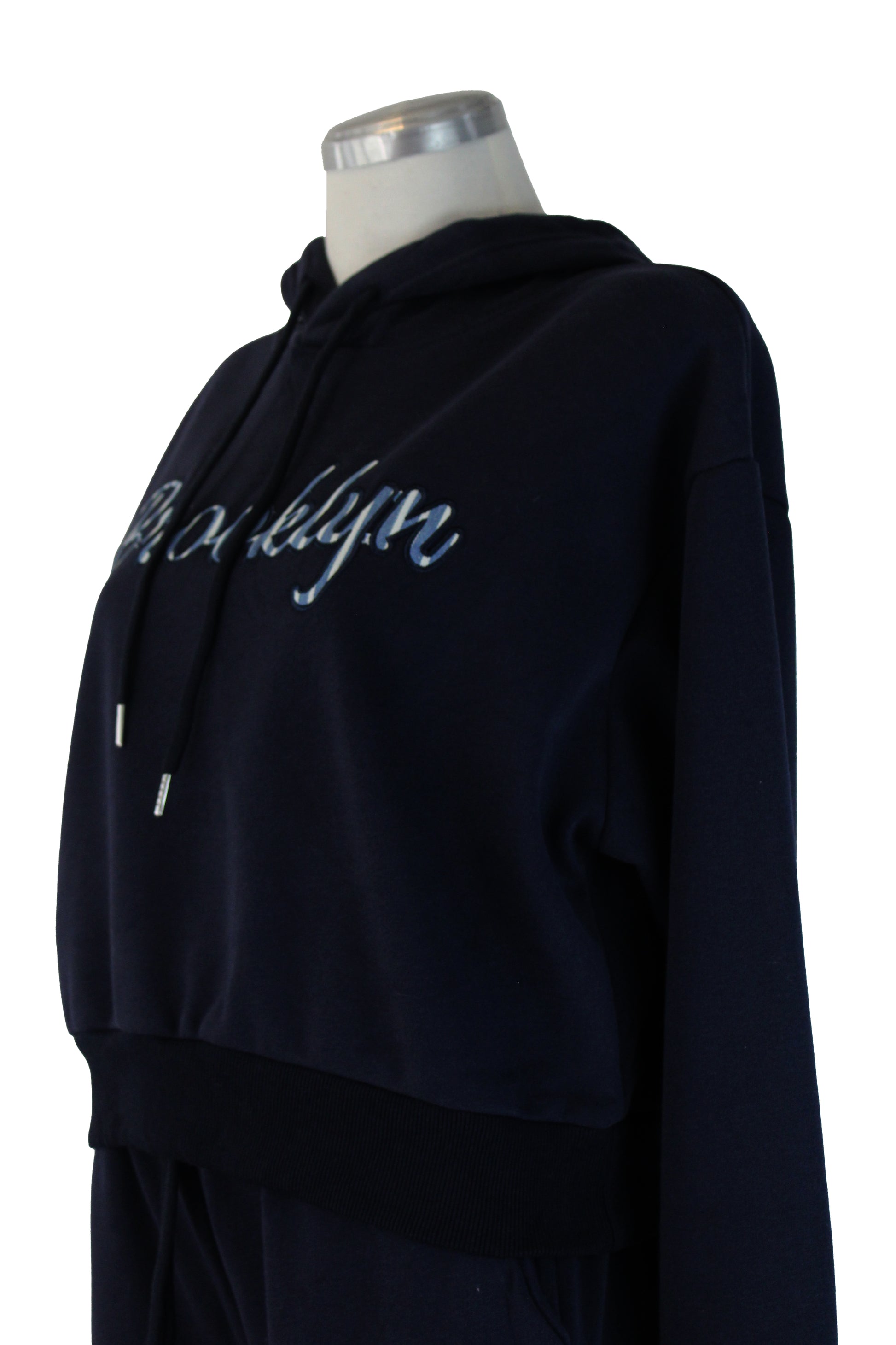 GX-3K959 Conjunto de Sueter con Letras Rayadas Brooklyn