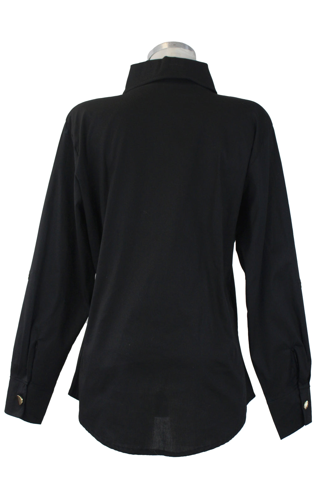 25362 Camisa Corta Cuello Sport Botones Dorados