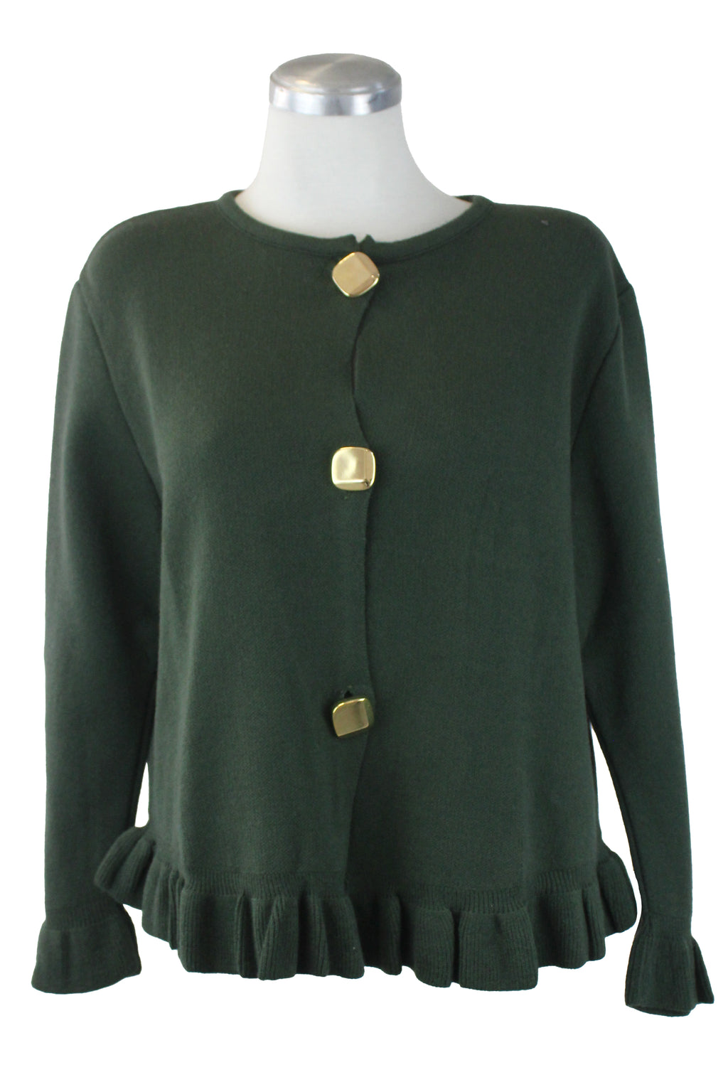 25648 Suéter de botones Cuadrados Olán Inferior