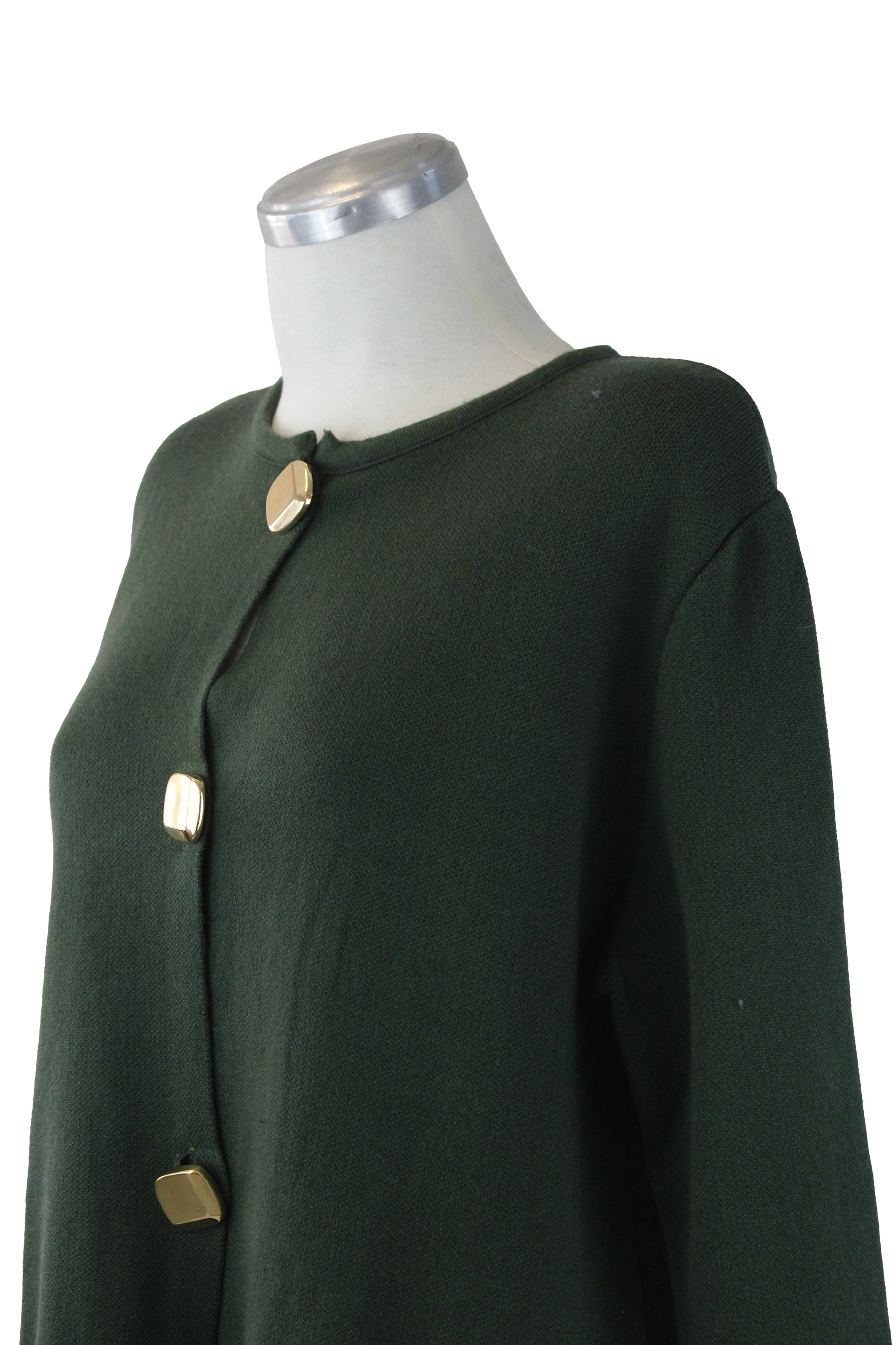 25648 Suéter de botones Cuadrados Olán Inferior