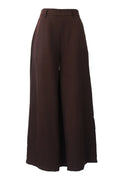 T3429 Pantalón Liso Mitad Pretina Mitad Elástico