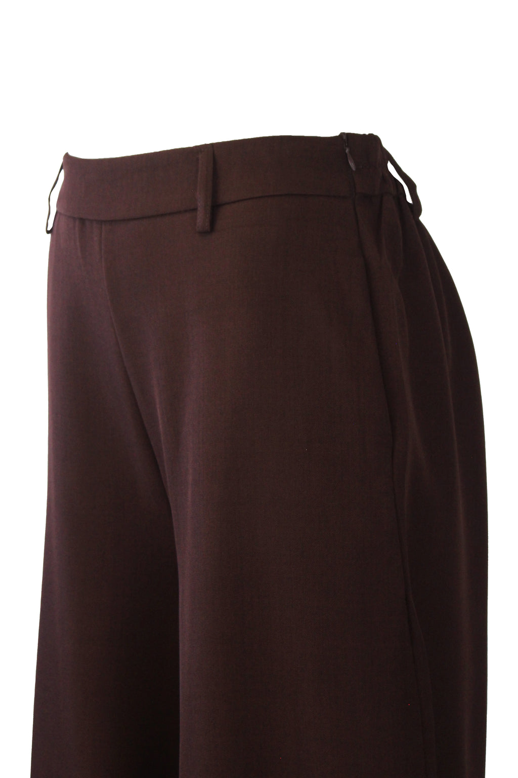 T3429 Pantalón Liso Mitad Pretina Mitad Elástico