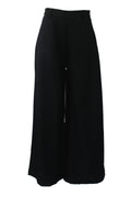 T3429 Pantalón Liso Mitad Pretina Mitad Elástico